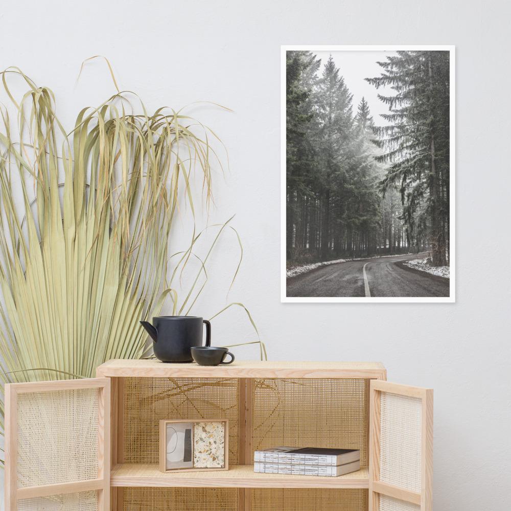 Winter Mountain Road | Scenic Landscape | Winter Wonderland - Image 2