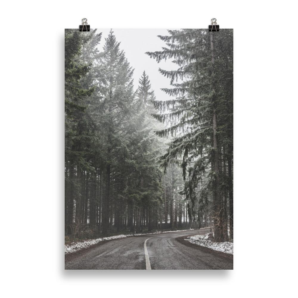 Winter Mountain Road | Scenic Landscape | Winter Wonderland - Image 3