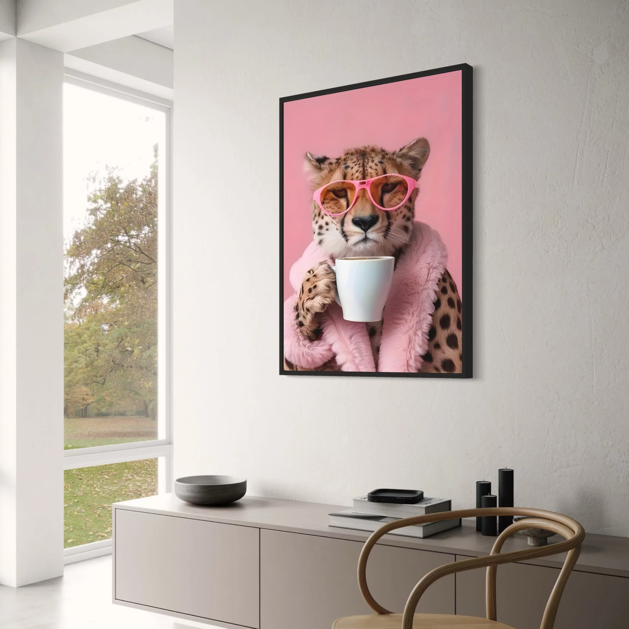 Cheetah Royal Punk Animals | Unique Wildlife Design - Image 3