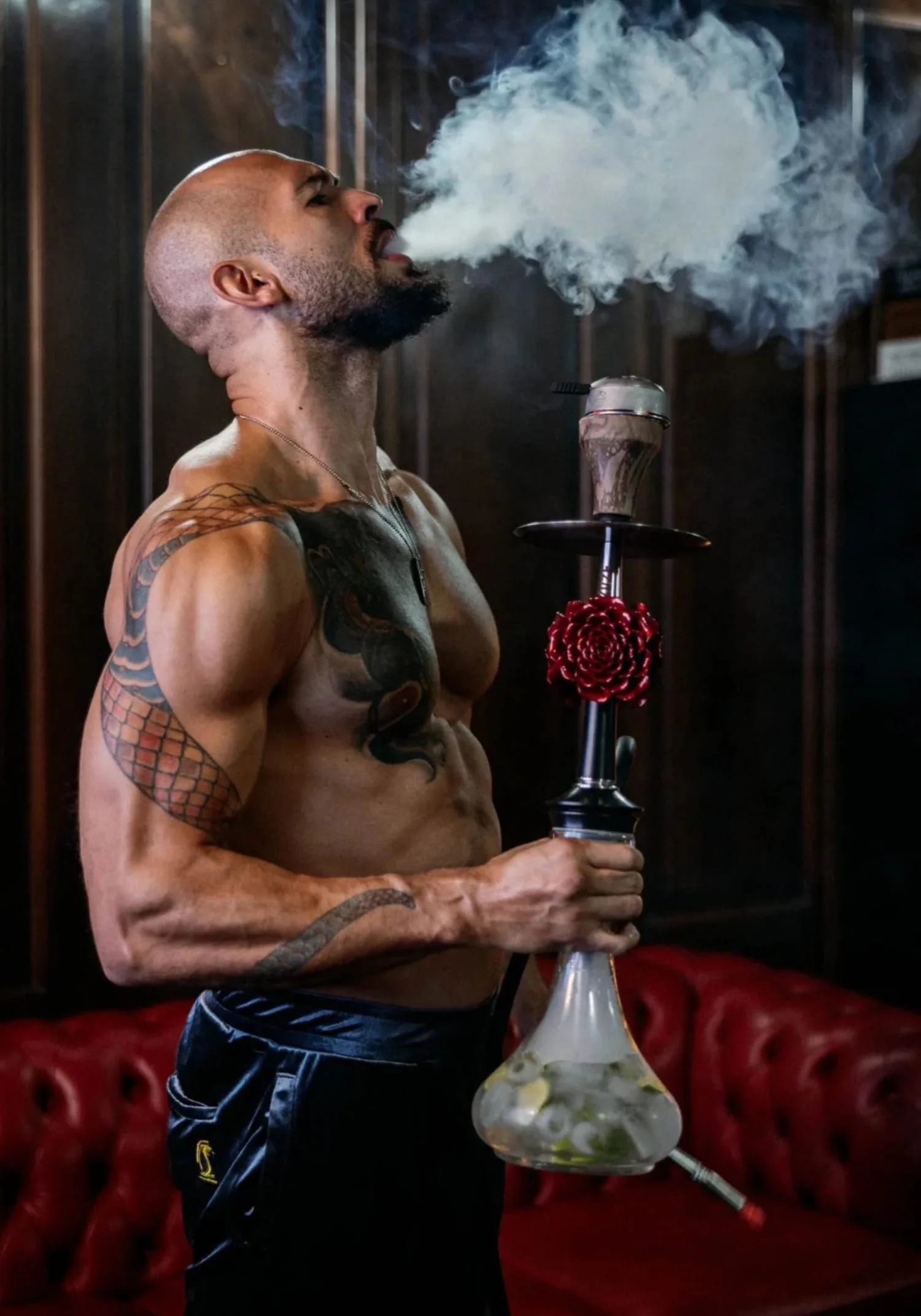 Andrew Tate | Relaxing with Hookah | Fitness & Leisure Ambience - Image 4