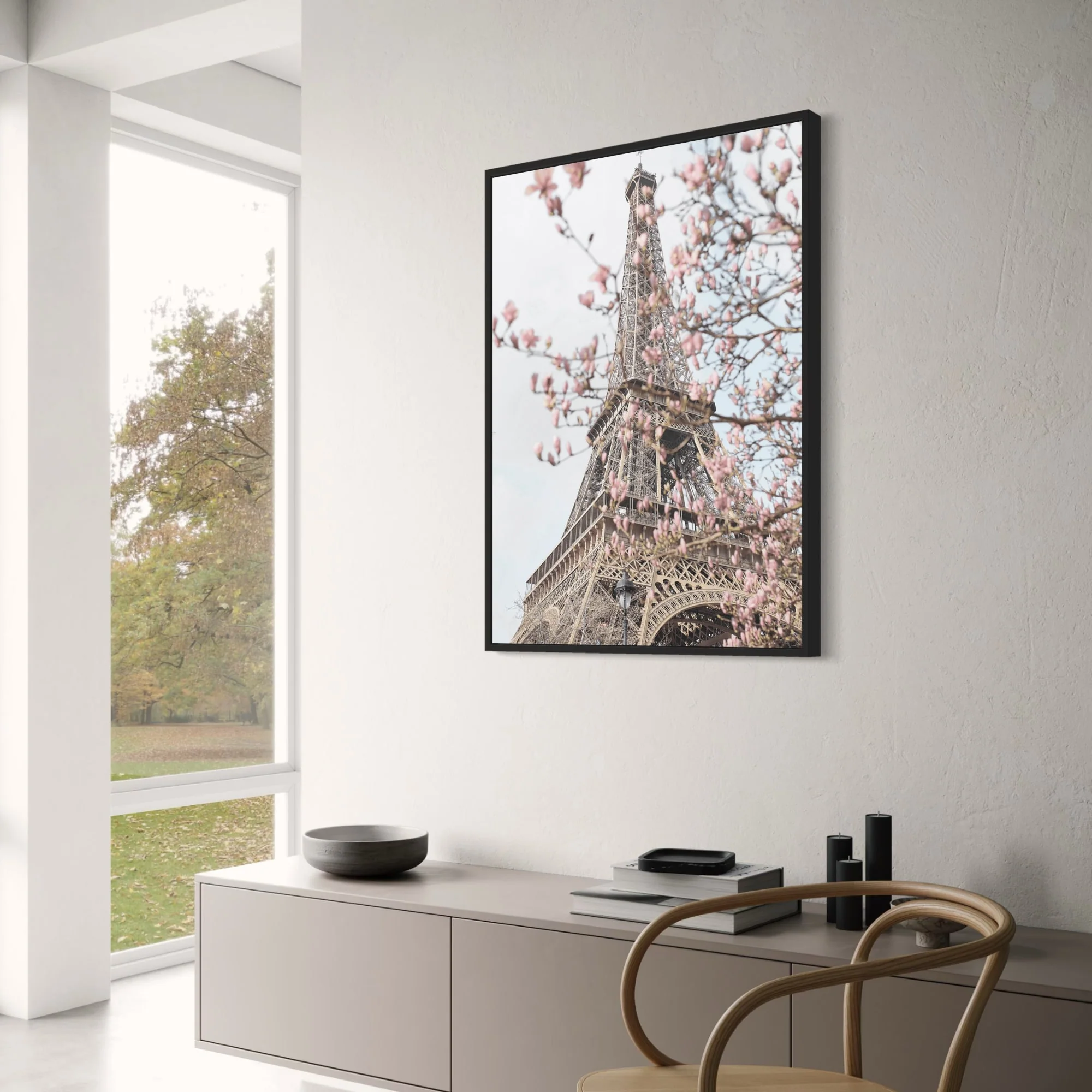 Eiffel Tower with Flowers | Artistic Decor - Image 3