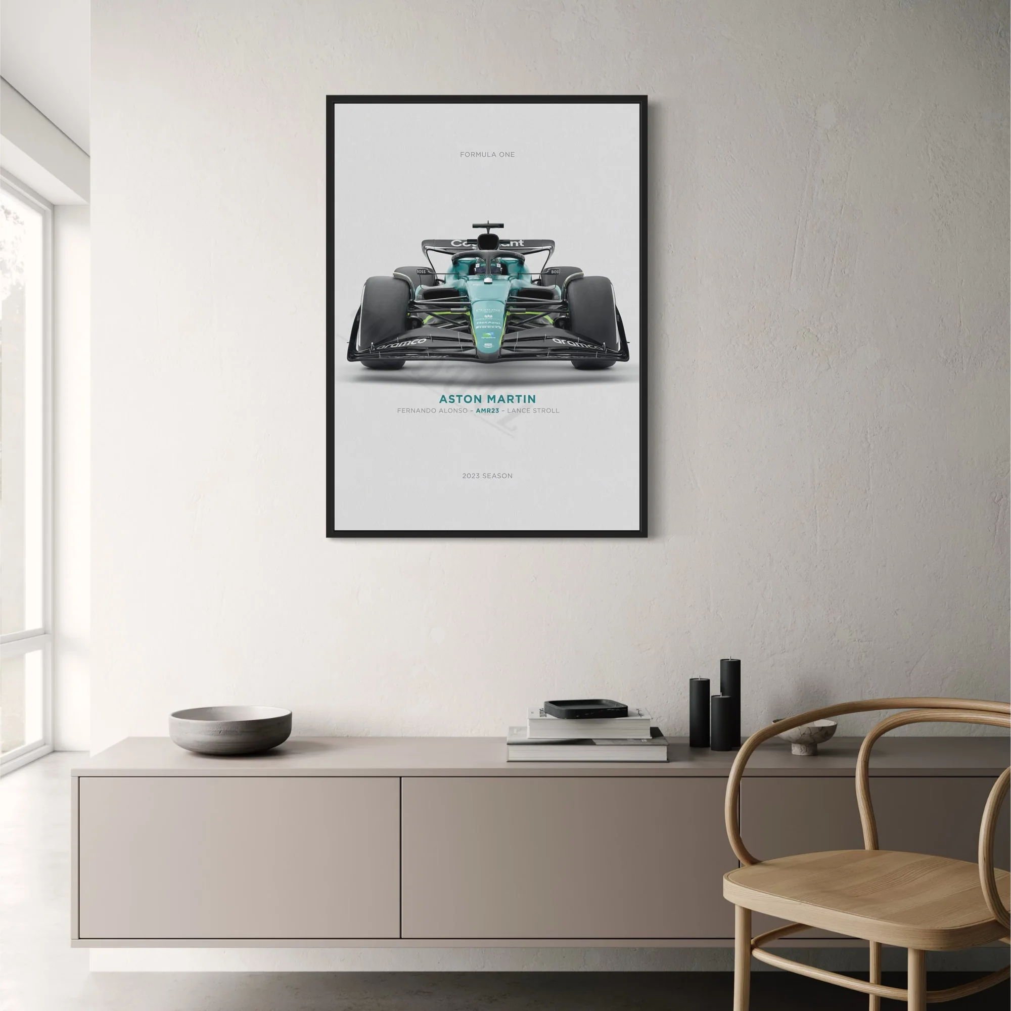 Aston Martin AMR23 | Alonso & Stroll | F1 Racing Art - Image 2