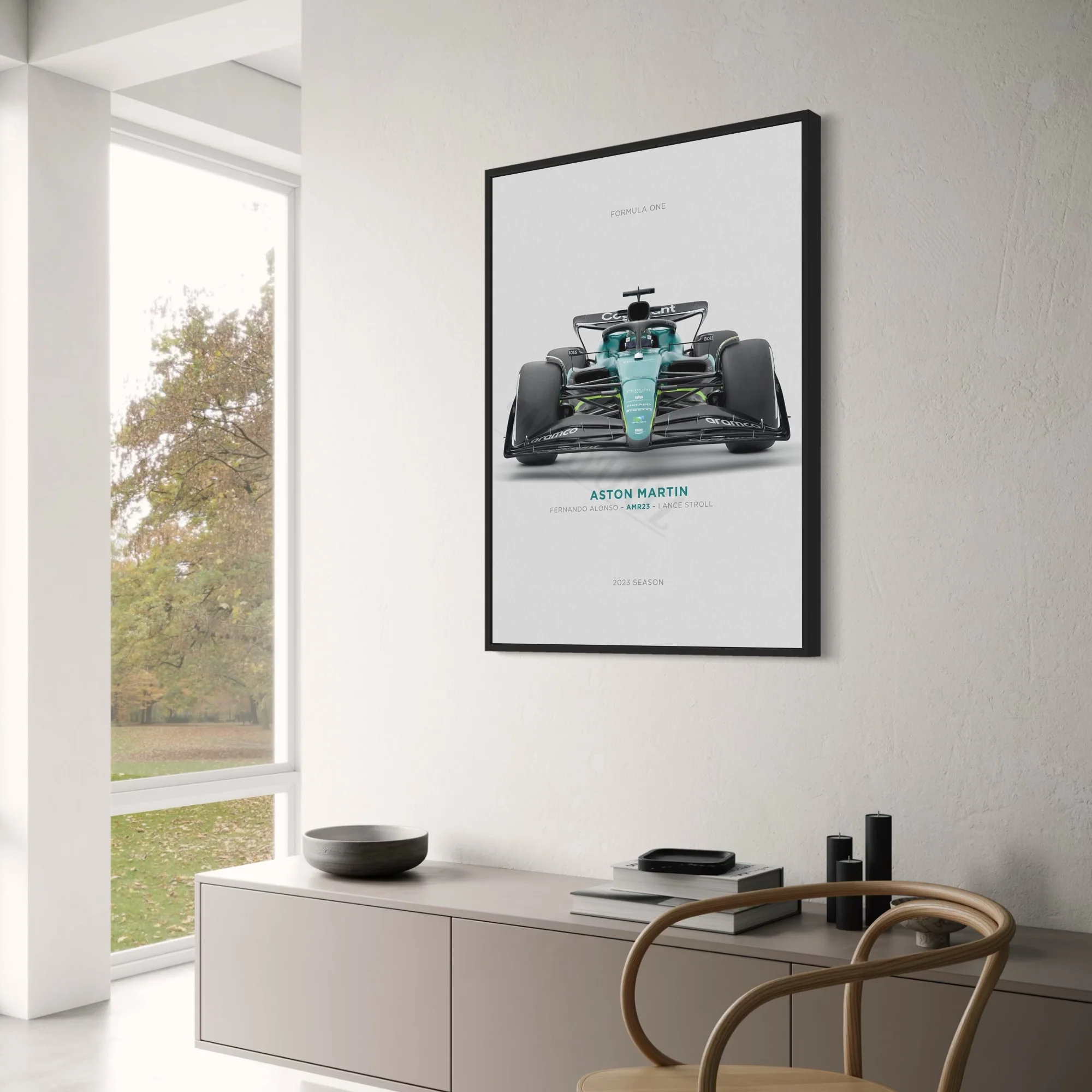 Aston Martin AMR23 | Alonso & Stroll | F1 Racing Art - Image 3