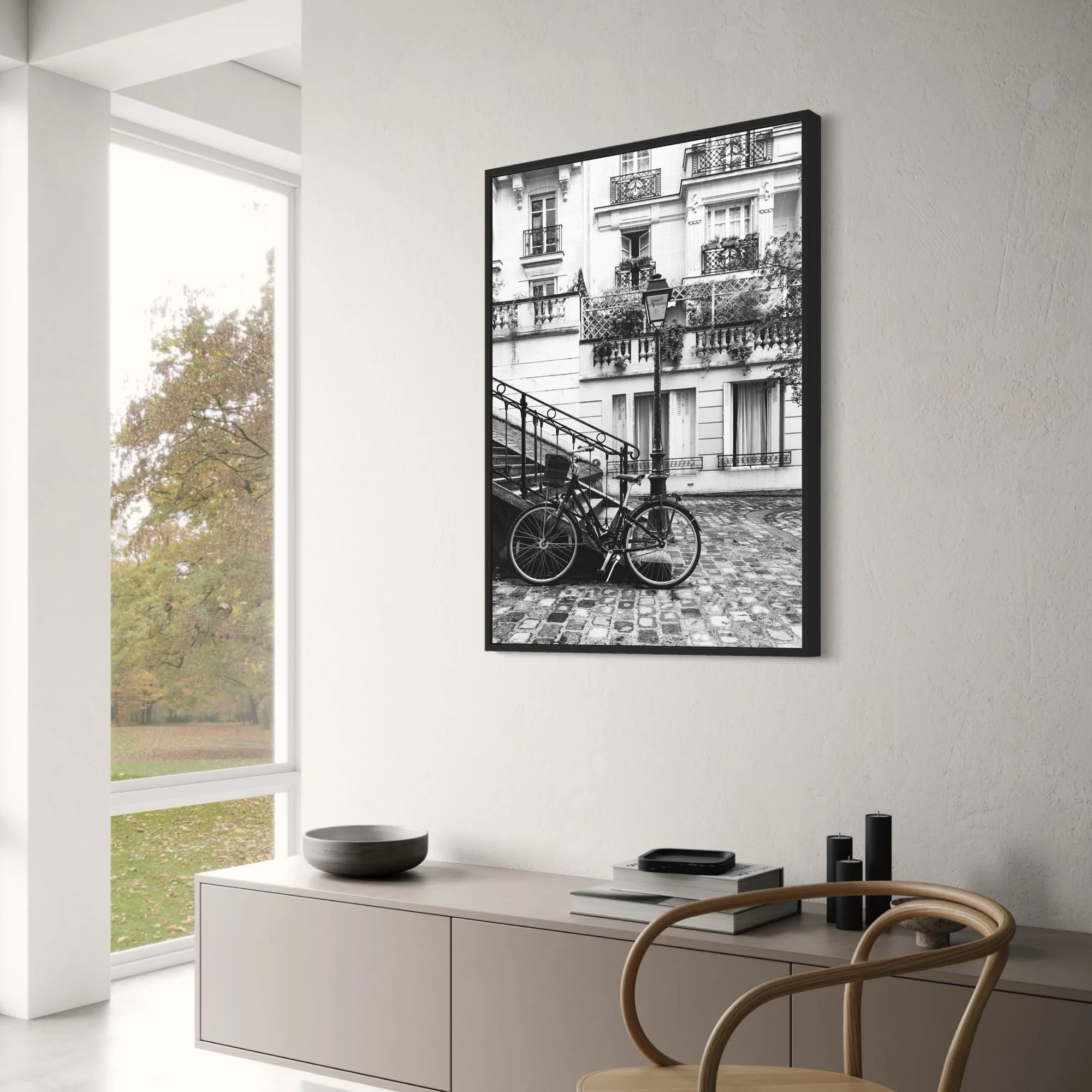 Vintage Paris Street Scene | Urban Landscape Illustration - Image 3