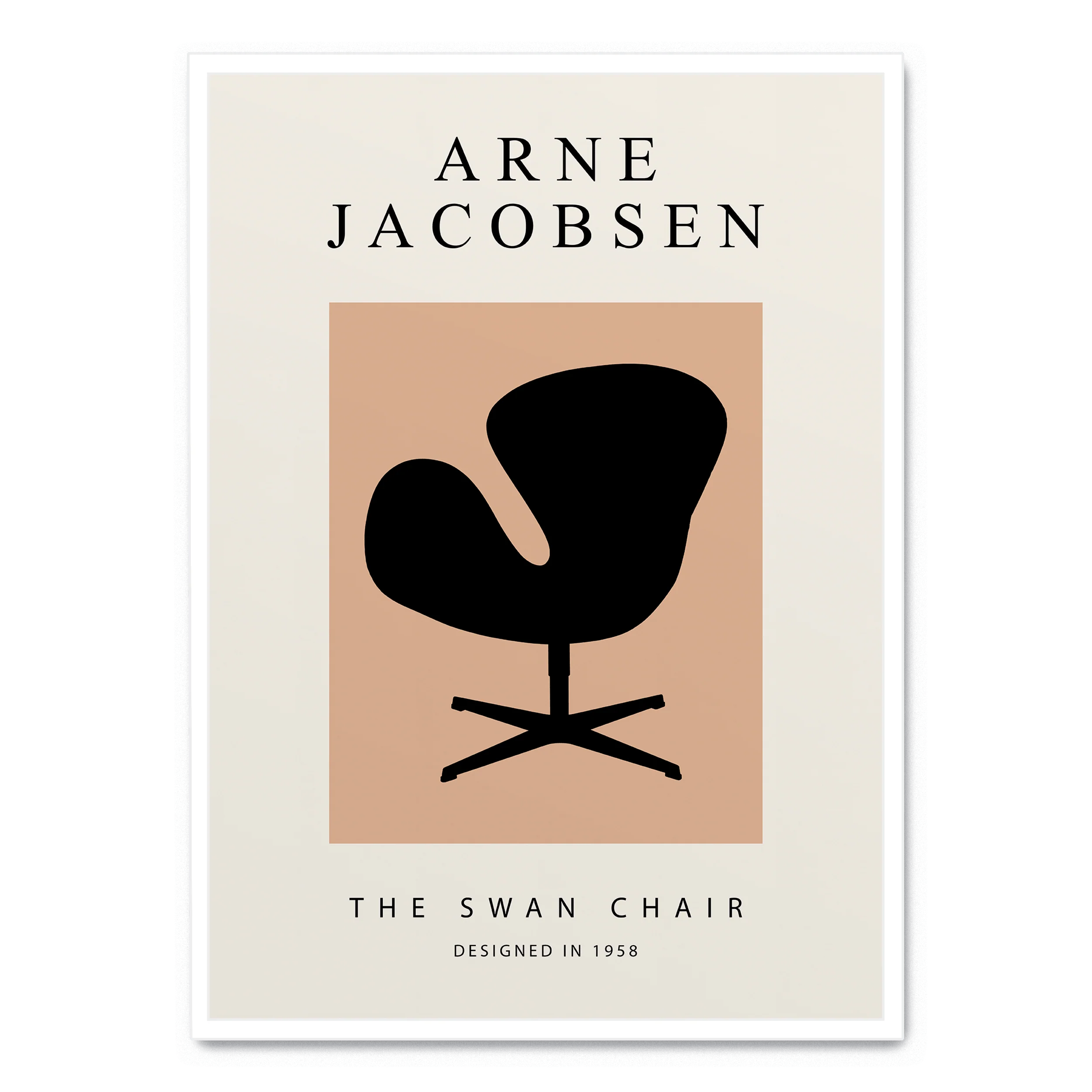 Swan Chair | Mid-Century Modern Aesthetic - Image 2