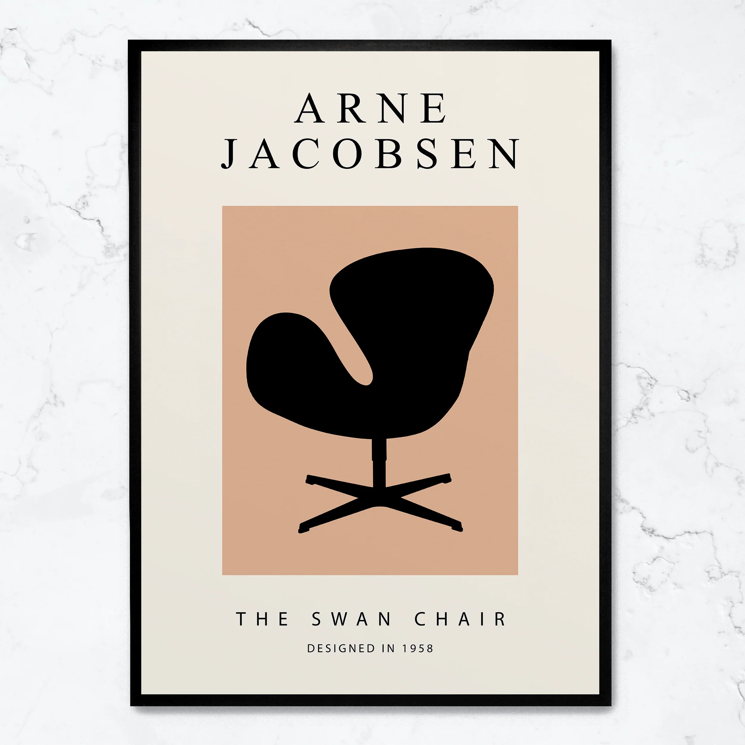 Swan Chair | Mid-Century Modern Aesthetic - Image 4