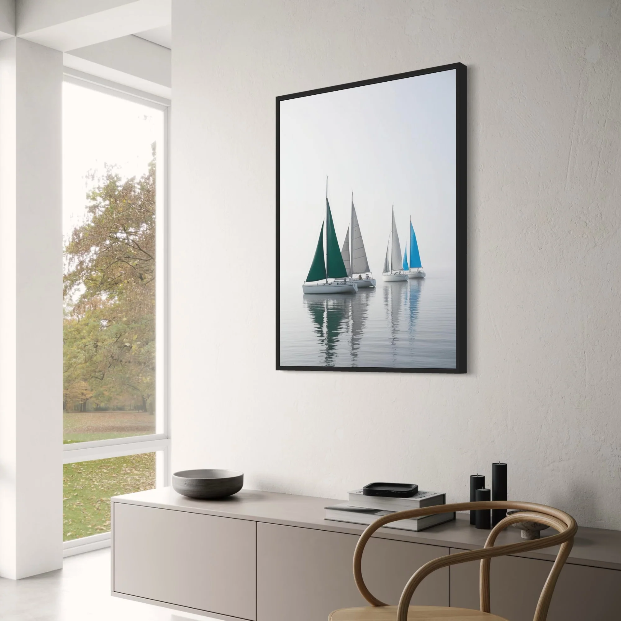 Colorful Sailing Boats | Nautical Art - Image 3
