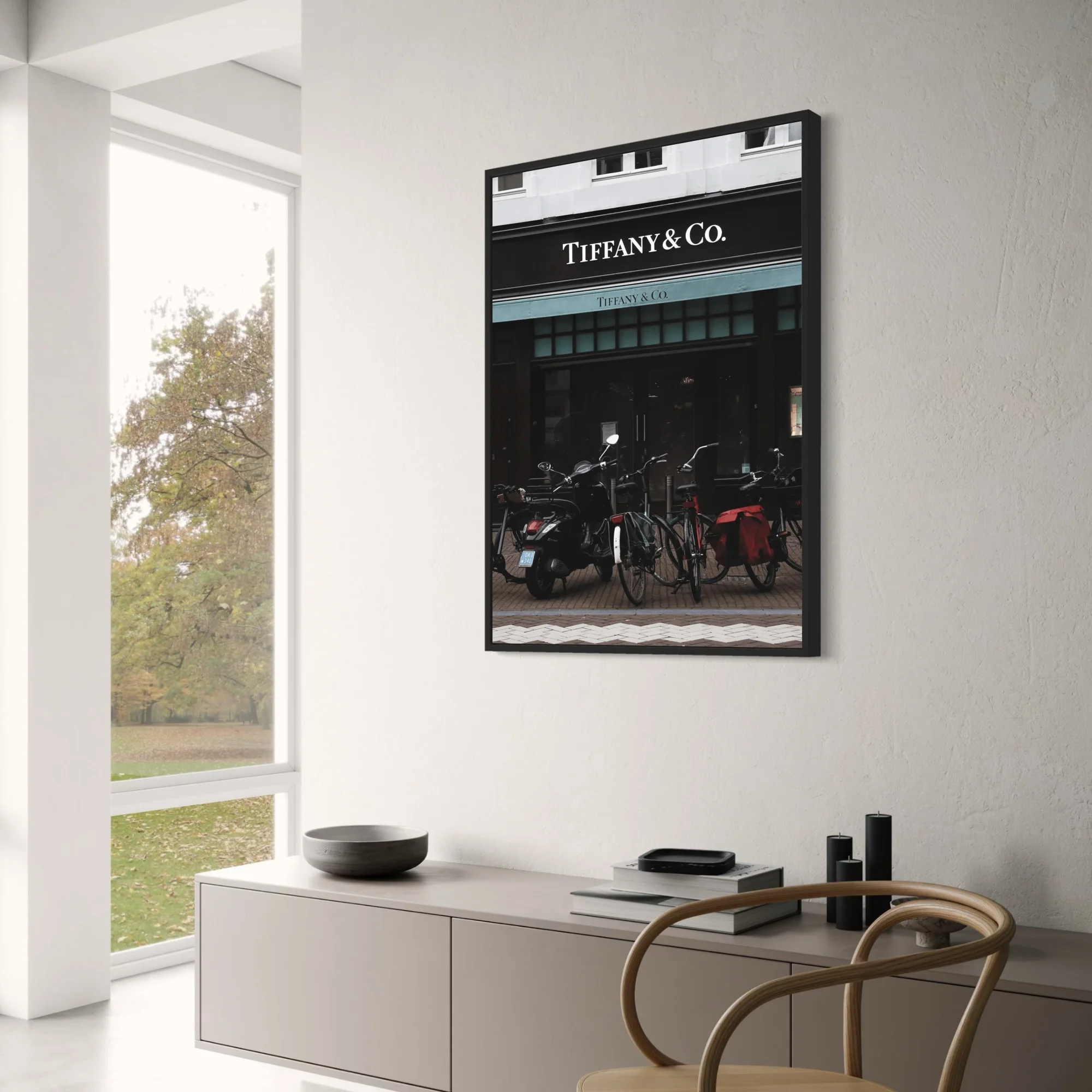 Tiffany & Bicycles | Artistic Wall Decor - Image 3