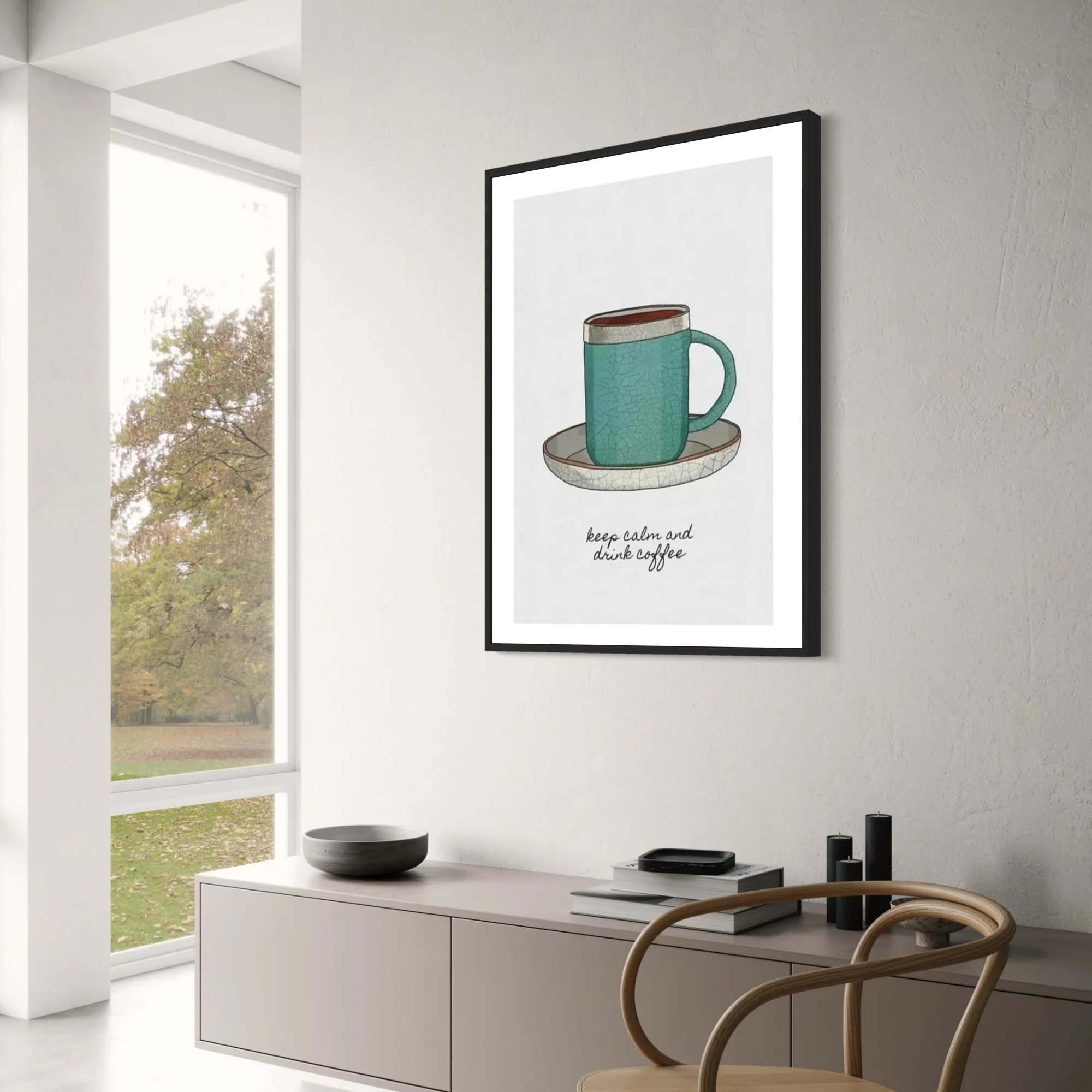 Keep Calm And Drink Coffee | Decorative Art - Image 3