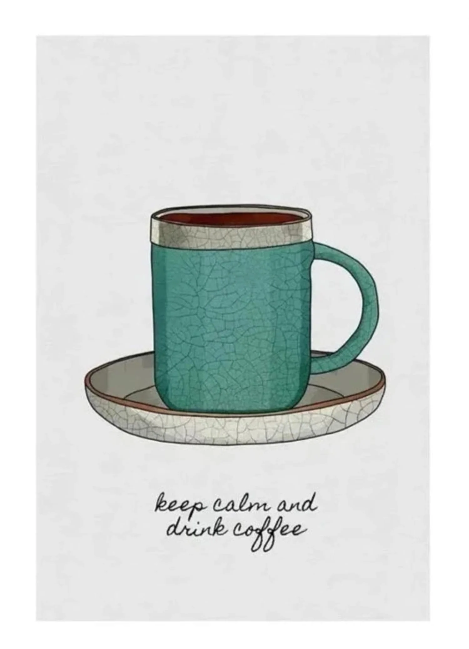 Keep Calm And Drink Coffee | Decorative Art - Image 4