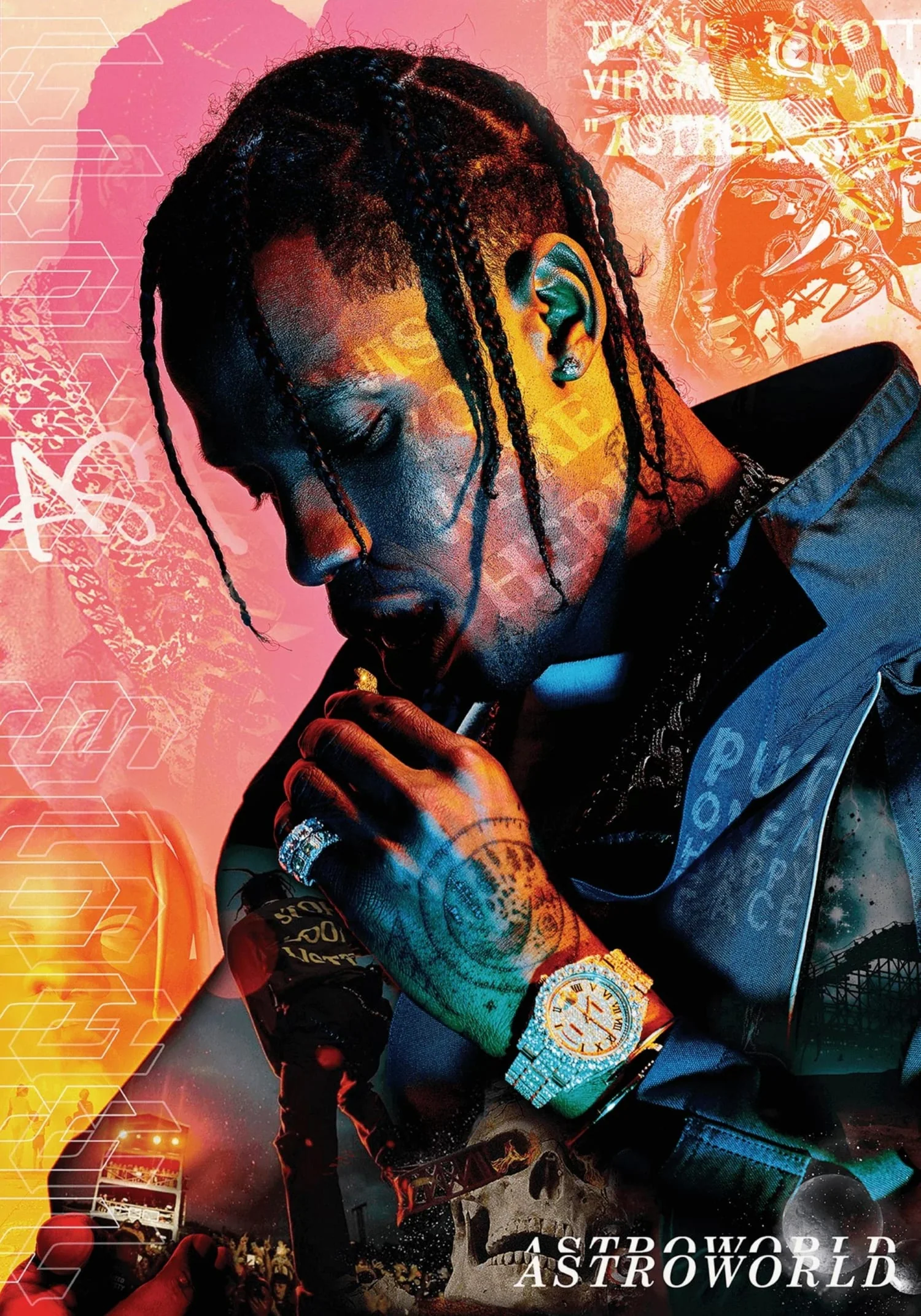 Travis Scott Astroworld | Concert Album Art - Image 4