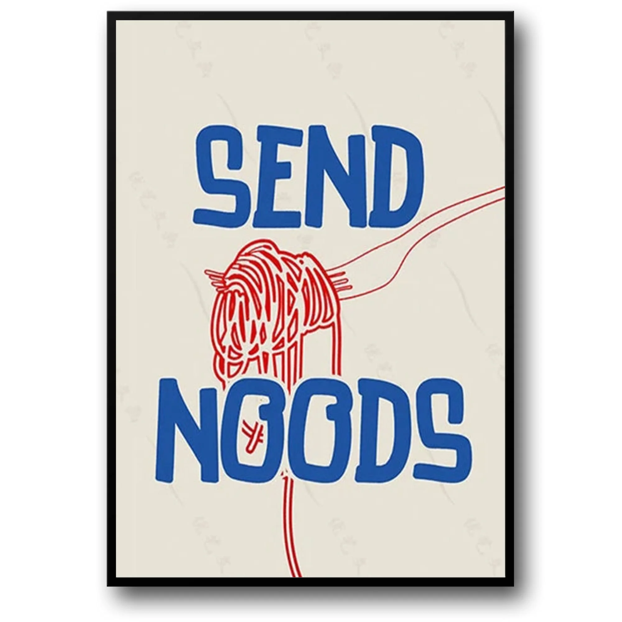 Vintage Kitchen | Send Noods | Retro Food Art