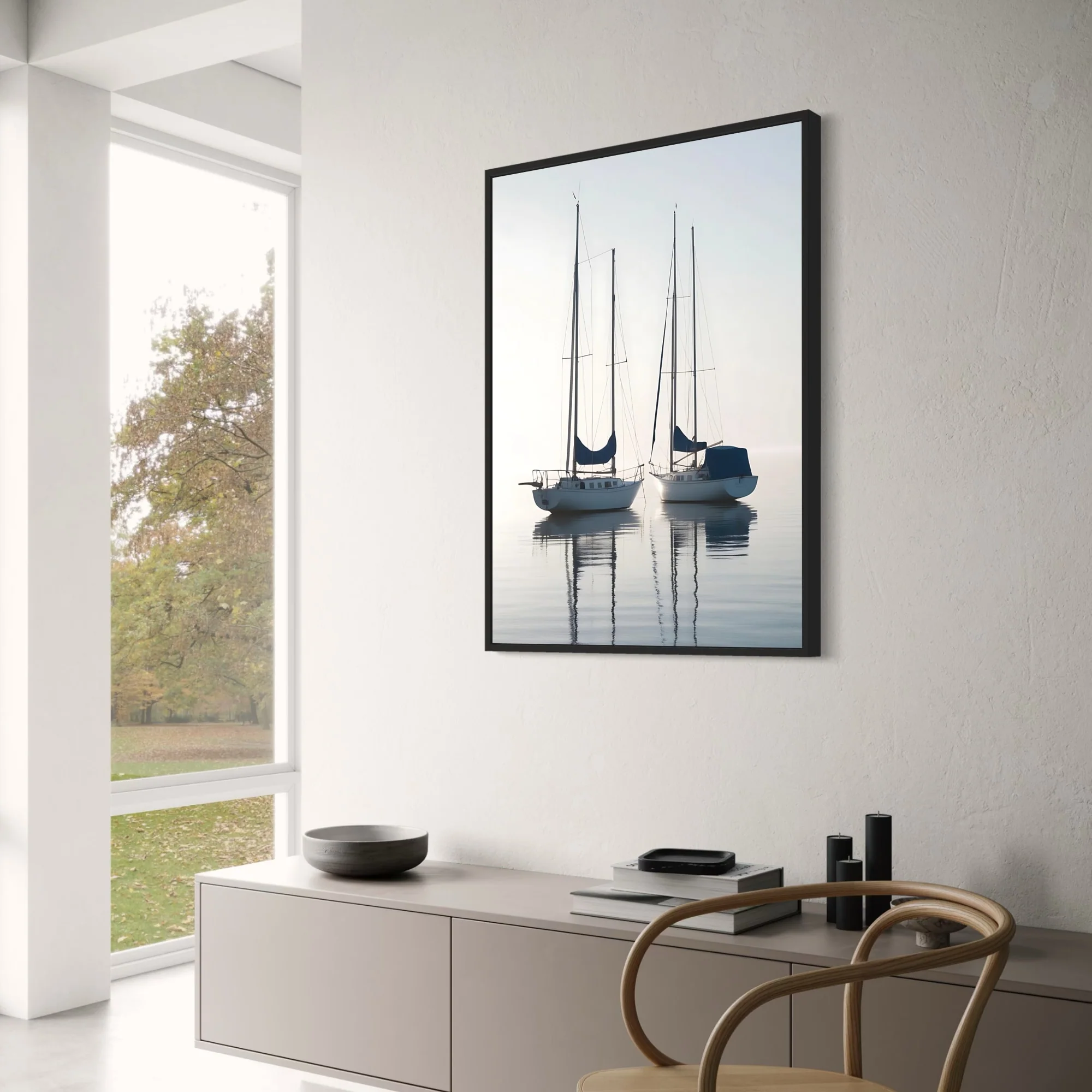 Two Sailing Boats at Sunrise | Vertical Seascape - Image 3