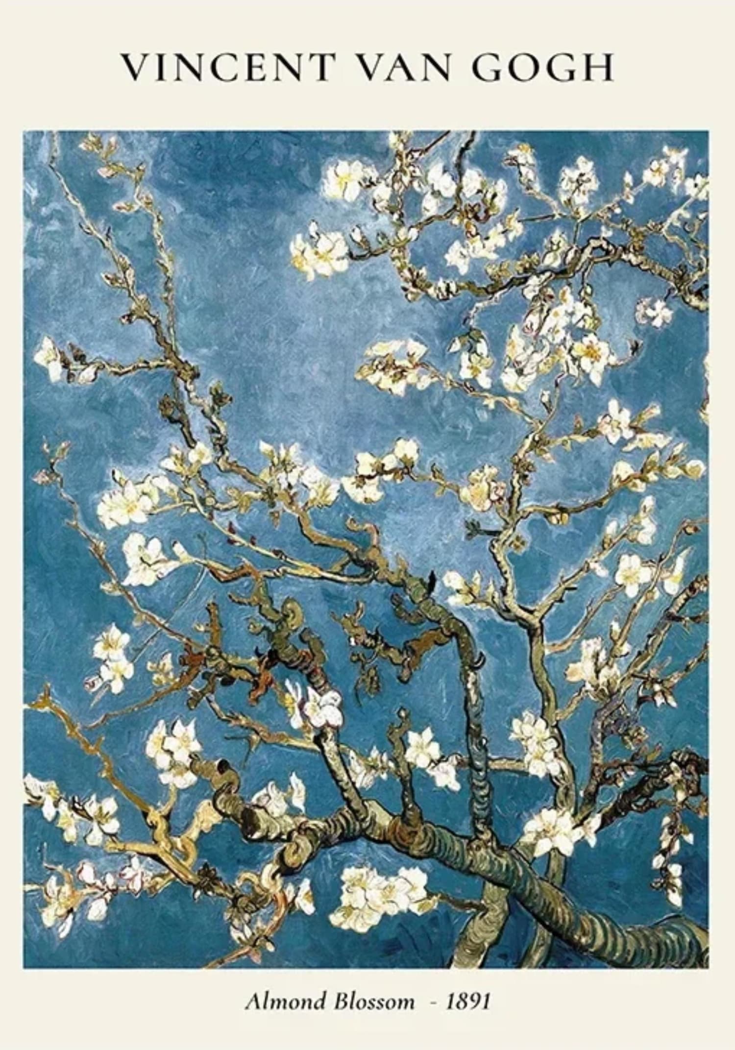 Van Gogh Almond Blossom | Botanical Design - Image 4