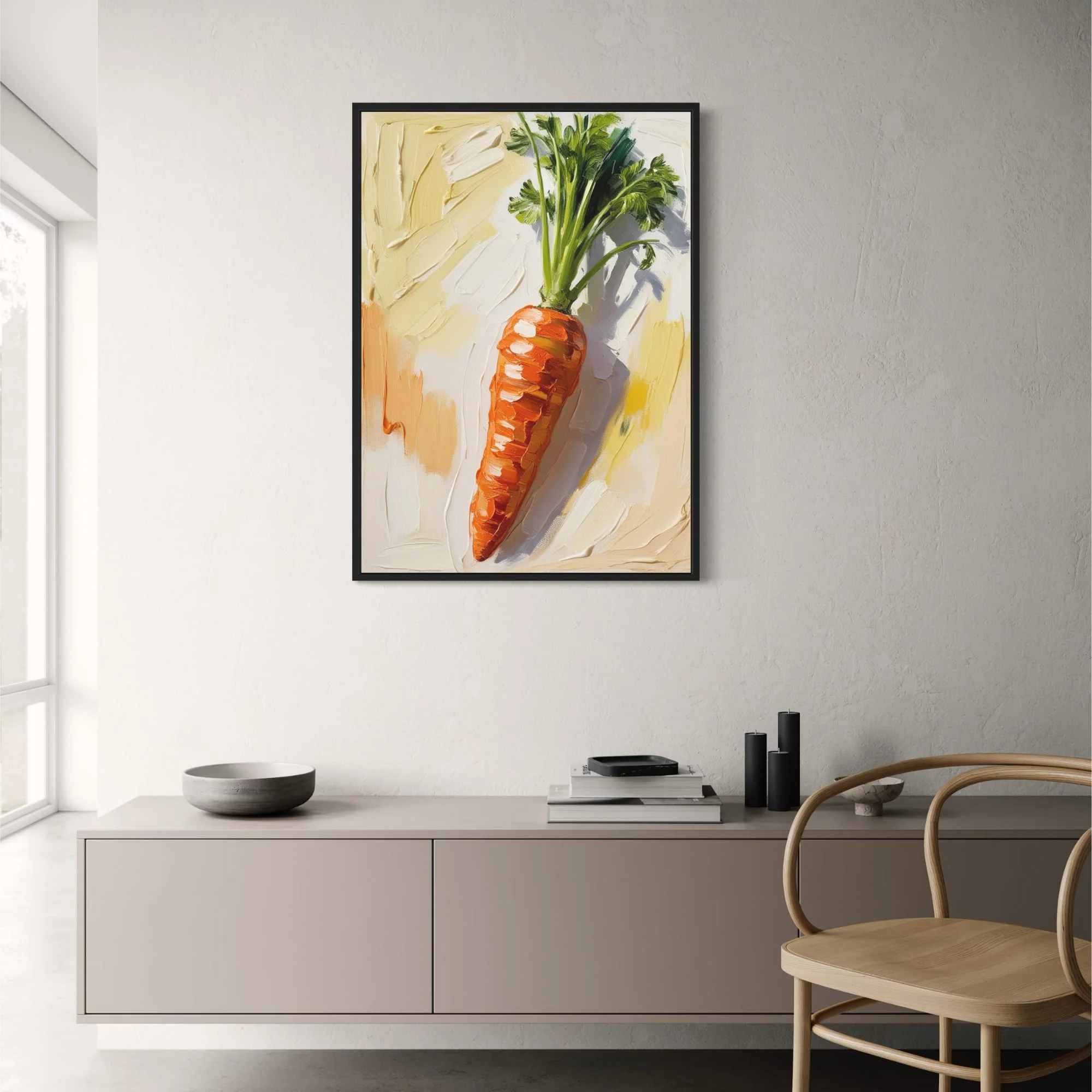 Carrot Artwork | Vibrant Kitchen Decor - Image 2