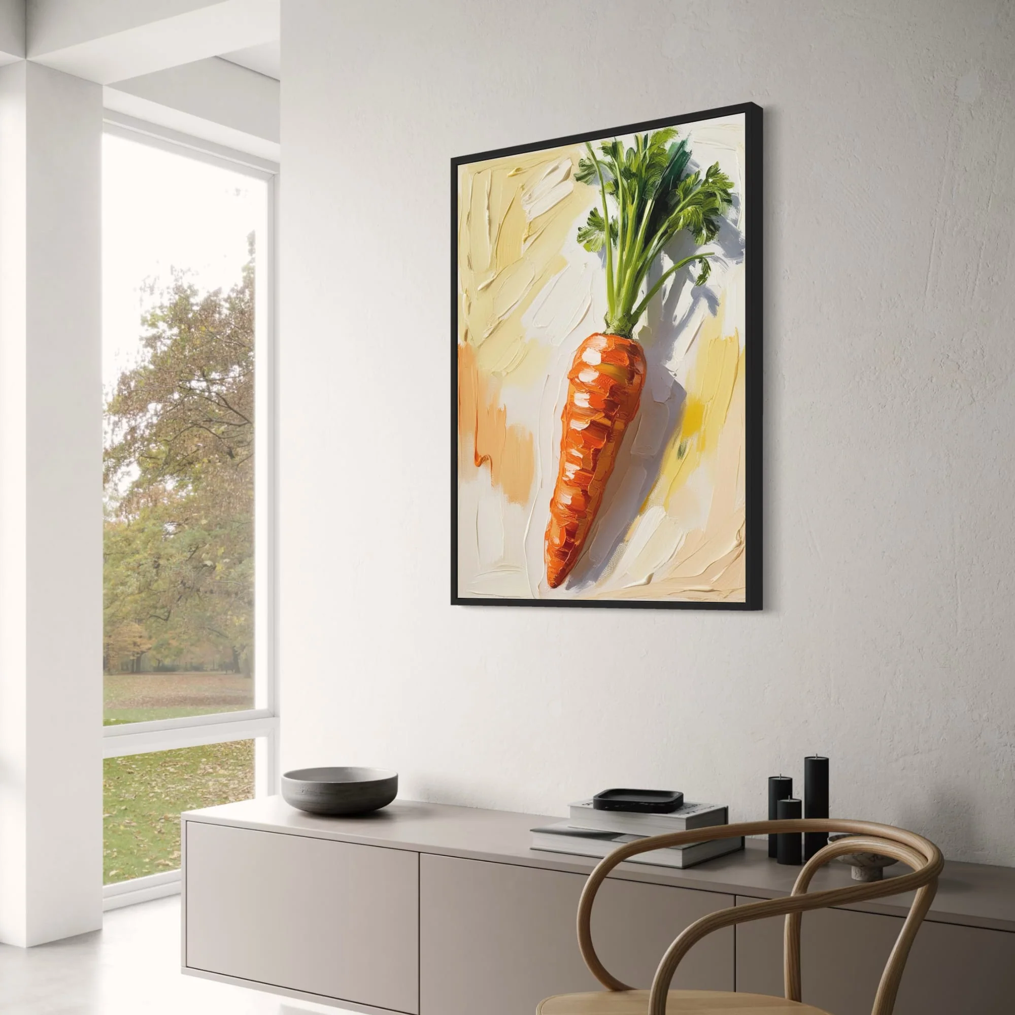 Carrot Artwork | Vibrant Kitchen Decor - Image 3