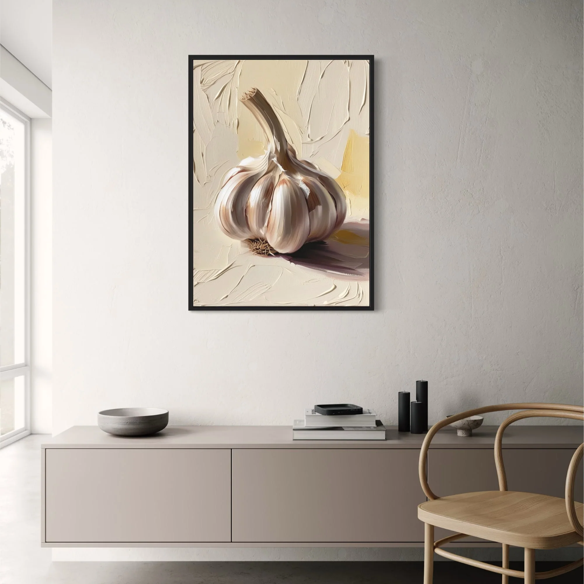 Garlic Head | Vegetable Kitchen Art - Image 2