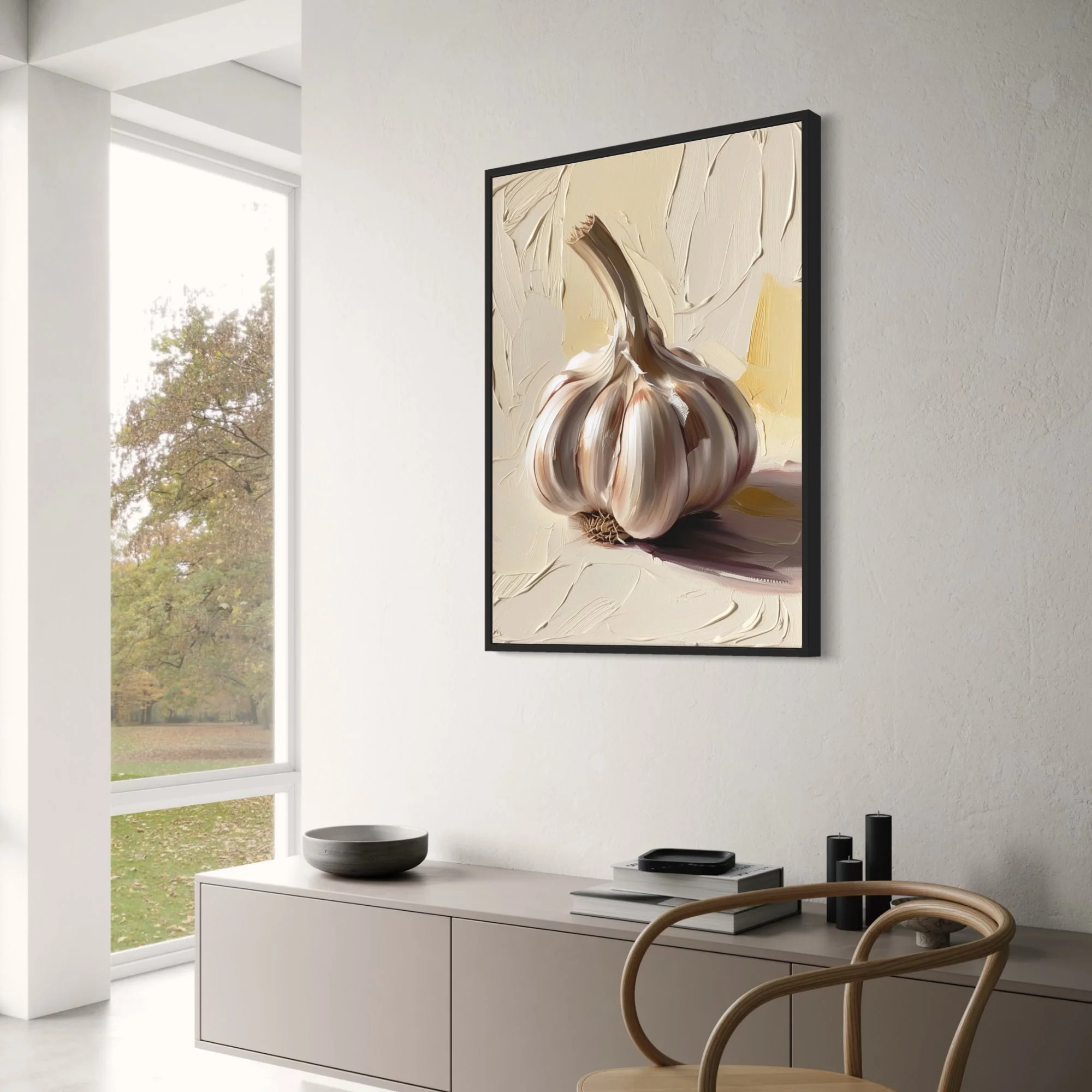 Garlic Head | Vegetable Kitchen Art - Image 3