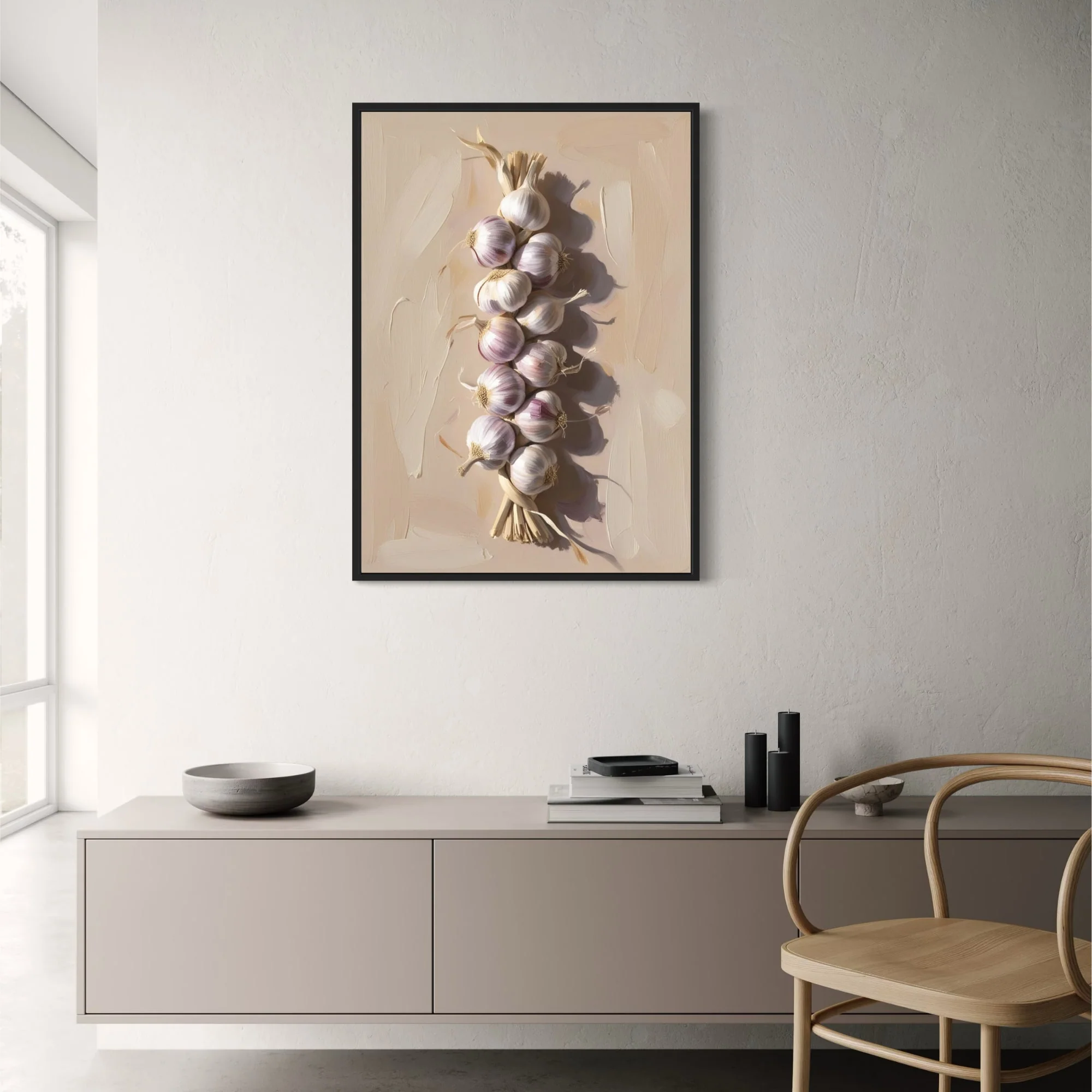 Garlic Braid Illustration | Rustic Farmhouse Style - Image 2