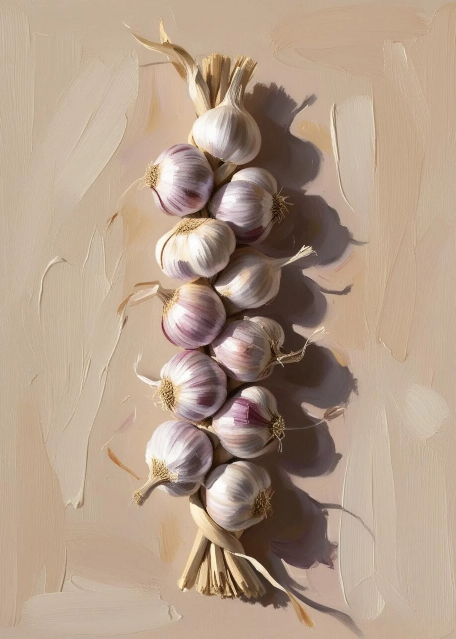 Garlic Braid Illustration | Rustic Farmhouse Style - Image 4