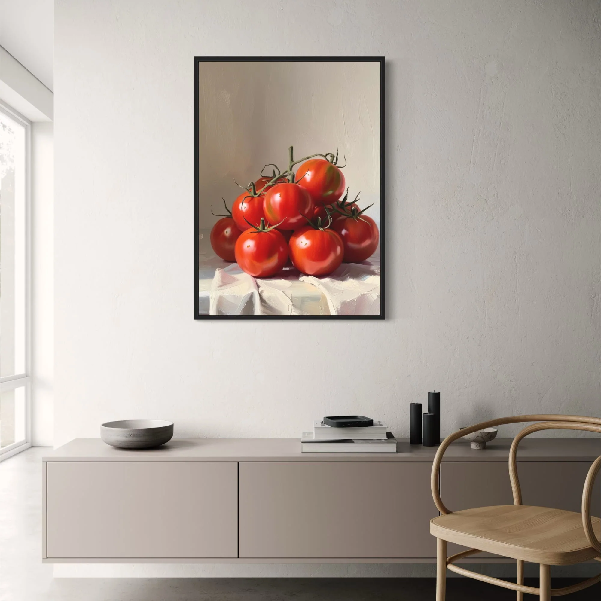 Fresh Tomatoes | Colorful Botanical Kitchen Art - Image 2