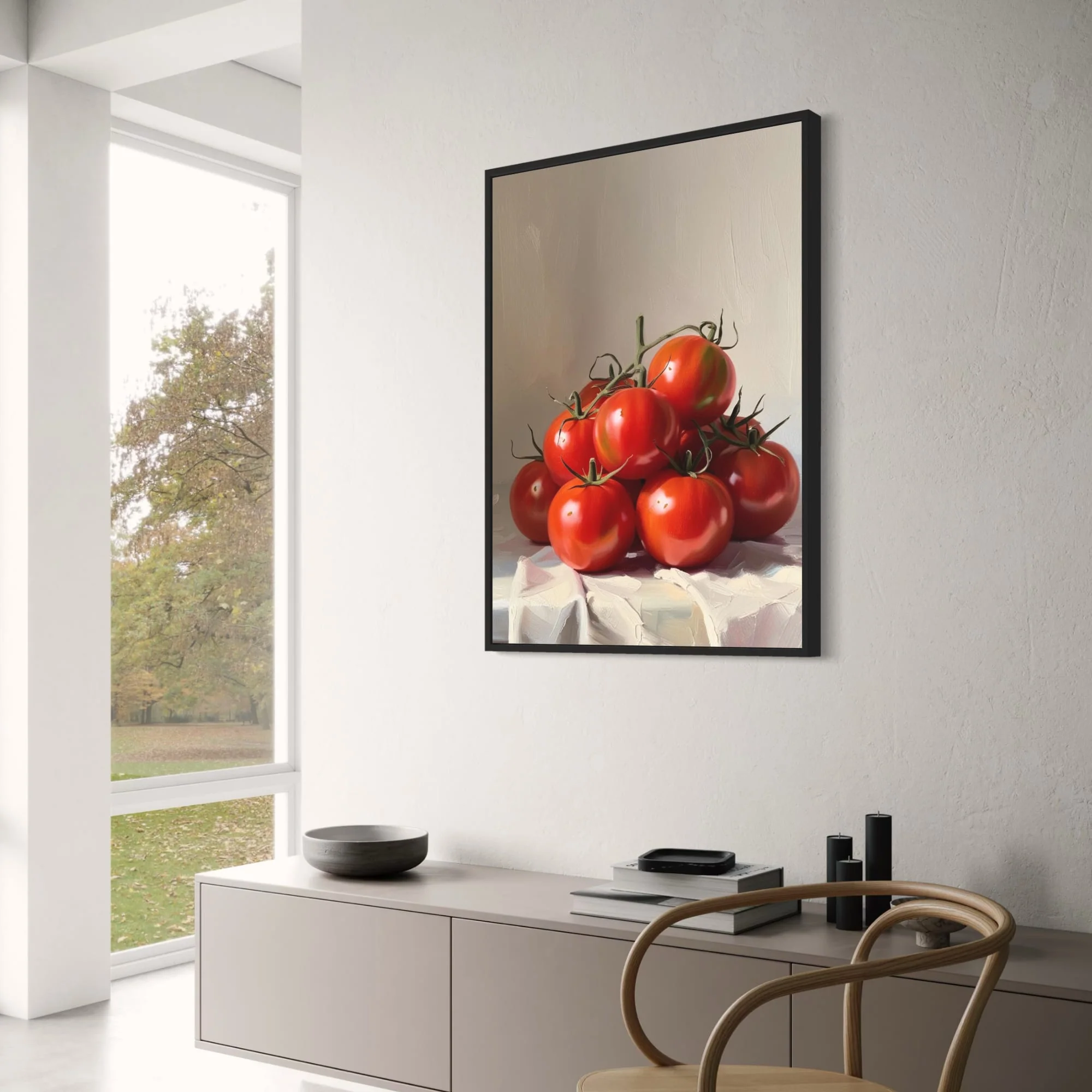 Fresh Tomatoes | Colorful Botanical Kitchen Art - Image 3