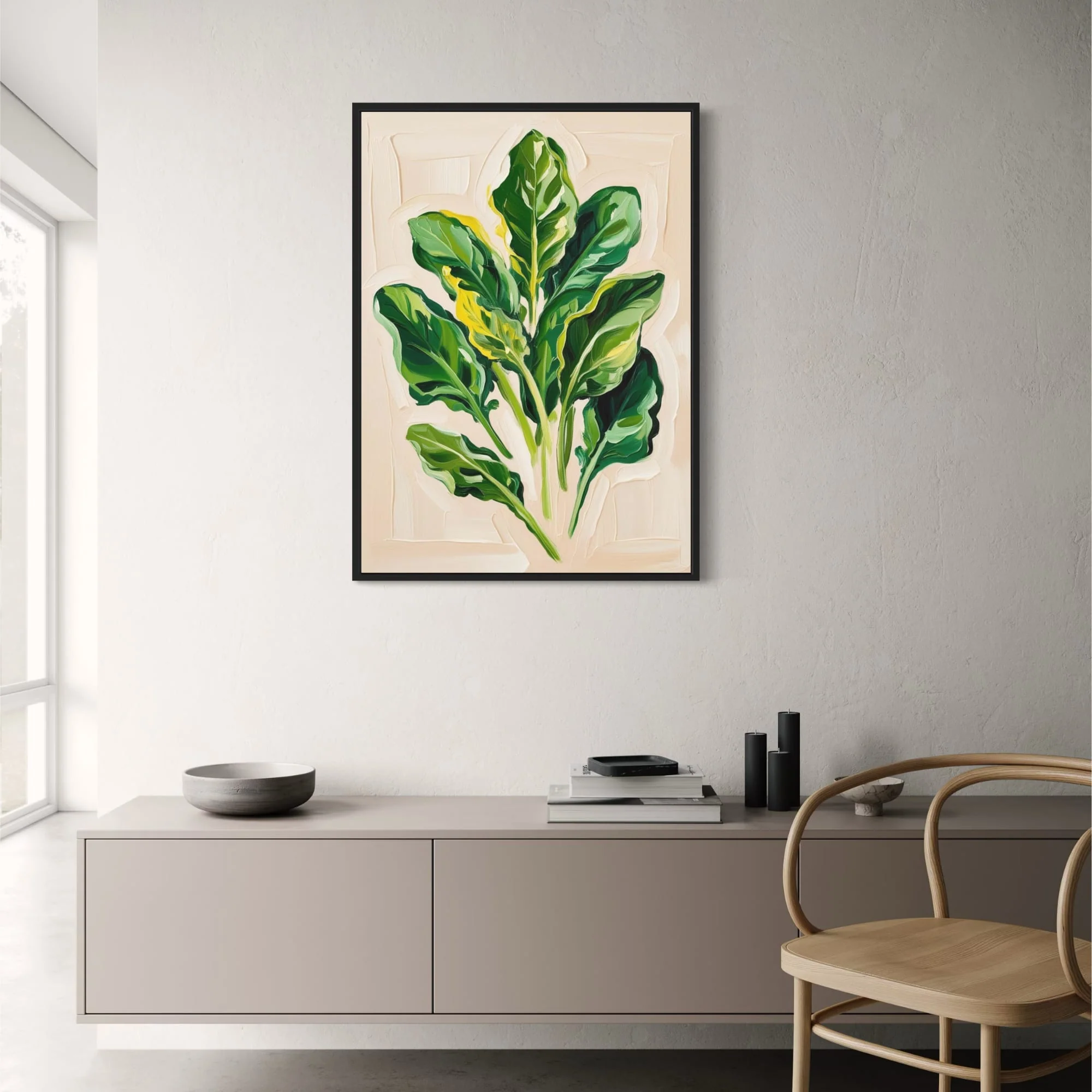 Spinach Botanical Art | Kitchen Décor - Image 2