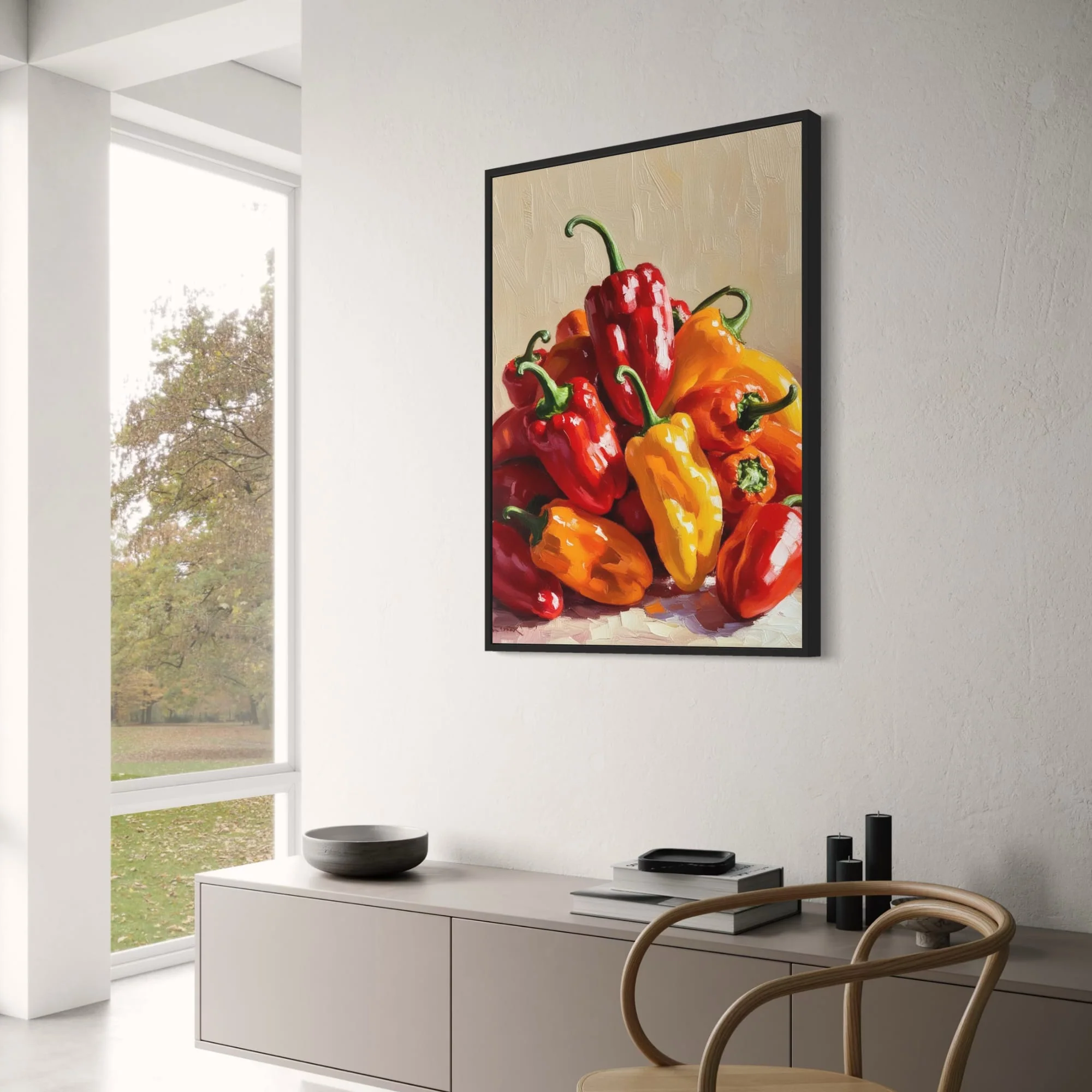 Madame Jeanette Peppers | Vibrant Vegetable Art - Image 3