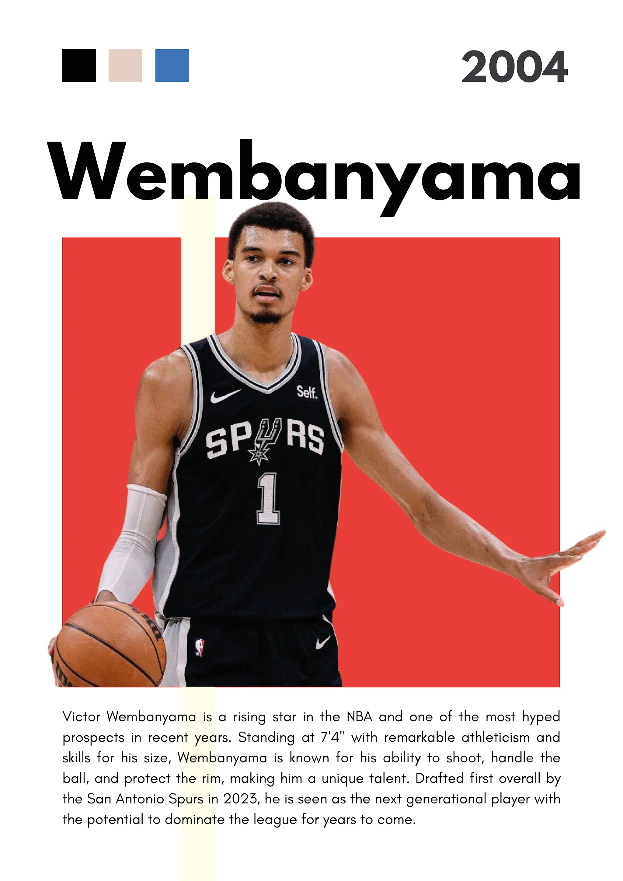 Victor Wembanyama | Spurs 2023 | Iconic Jersey - Image 4