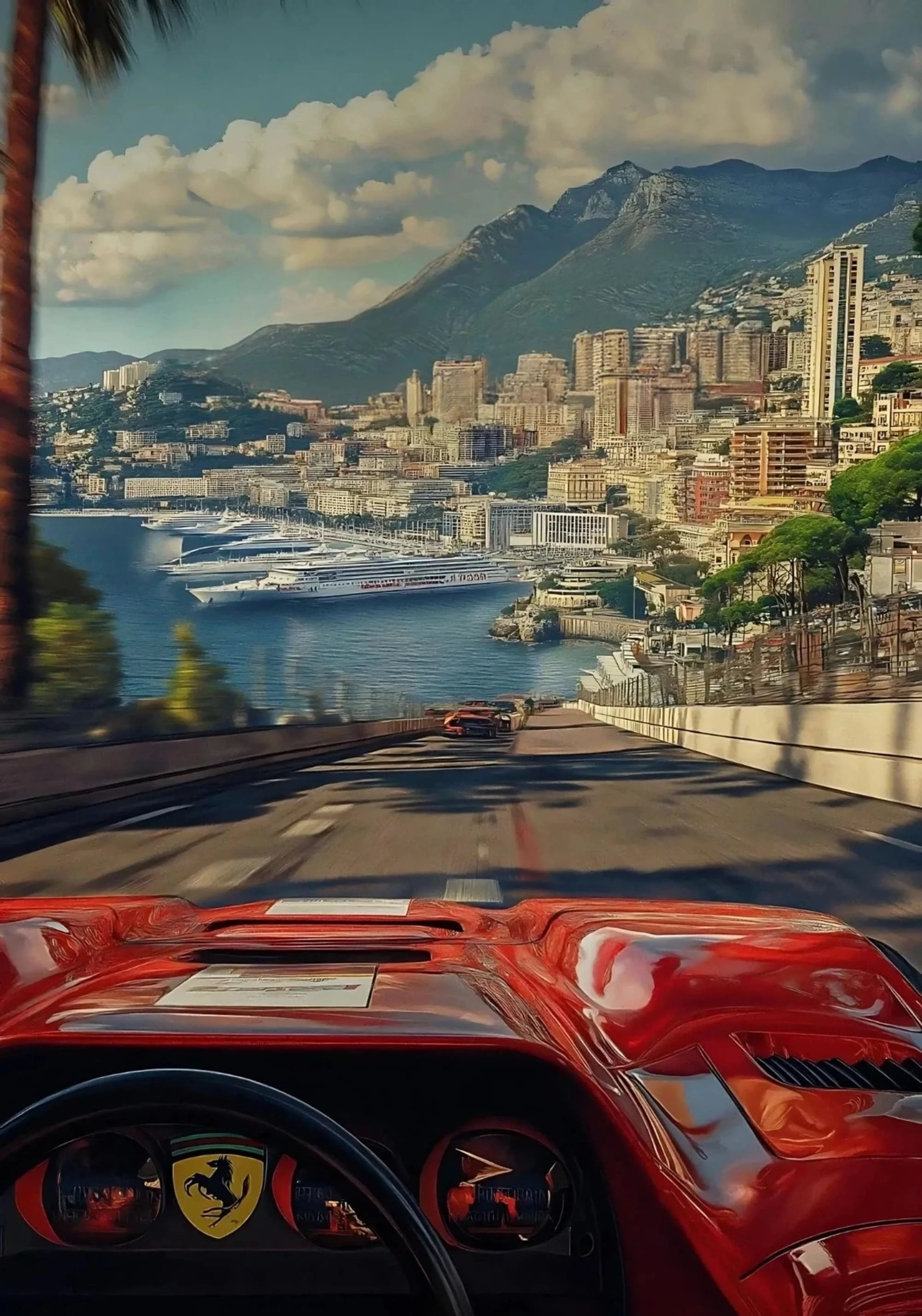 Monaco F1 Grand Prix | Ferrari 512 TR Interior - Image 4