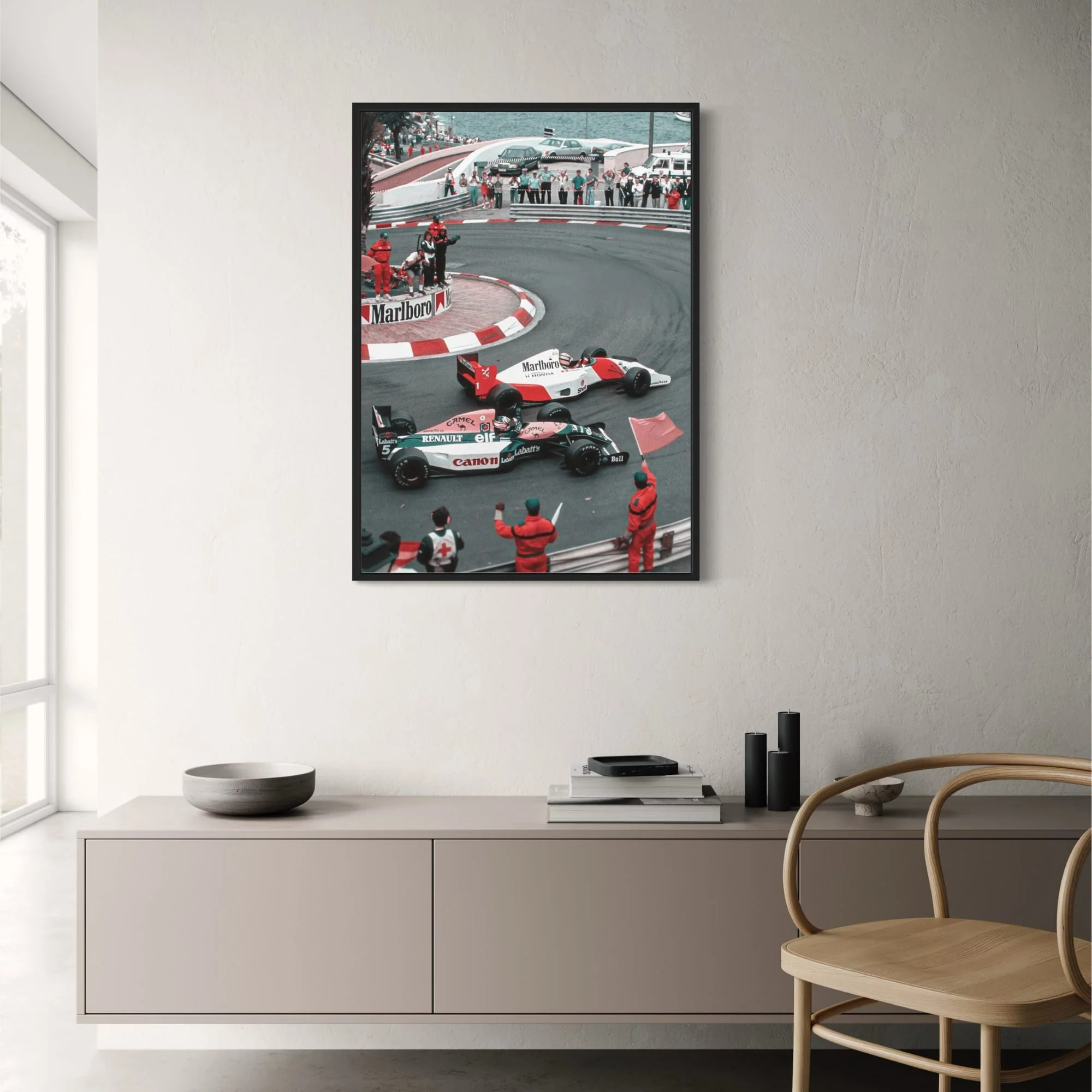 Monaco Grand Prix | Ayrton Senna vs Nigel Mansell | Vintage F1 Racing - Image 2