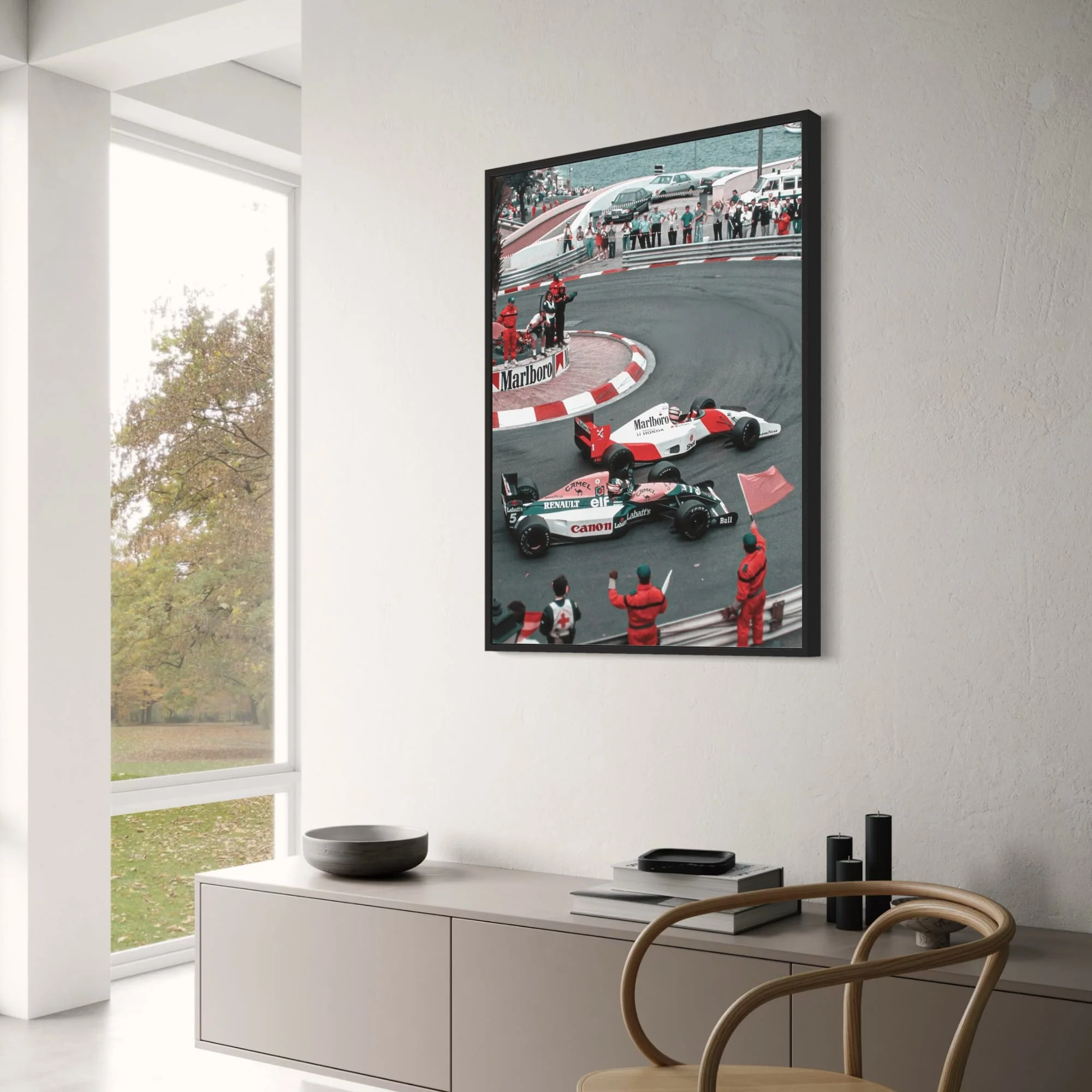 Monaco Grand Prix | Ayrton Senna vs Nigel Mansell | Vintage F1 Racing - Image 3