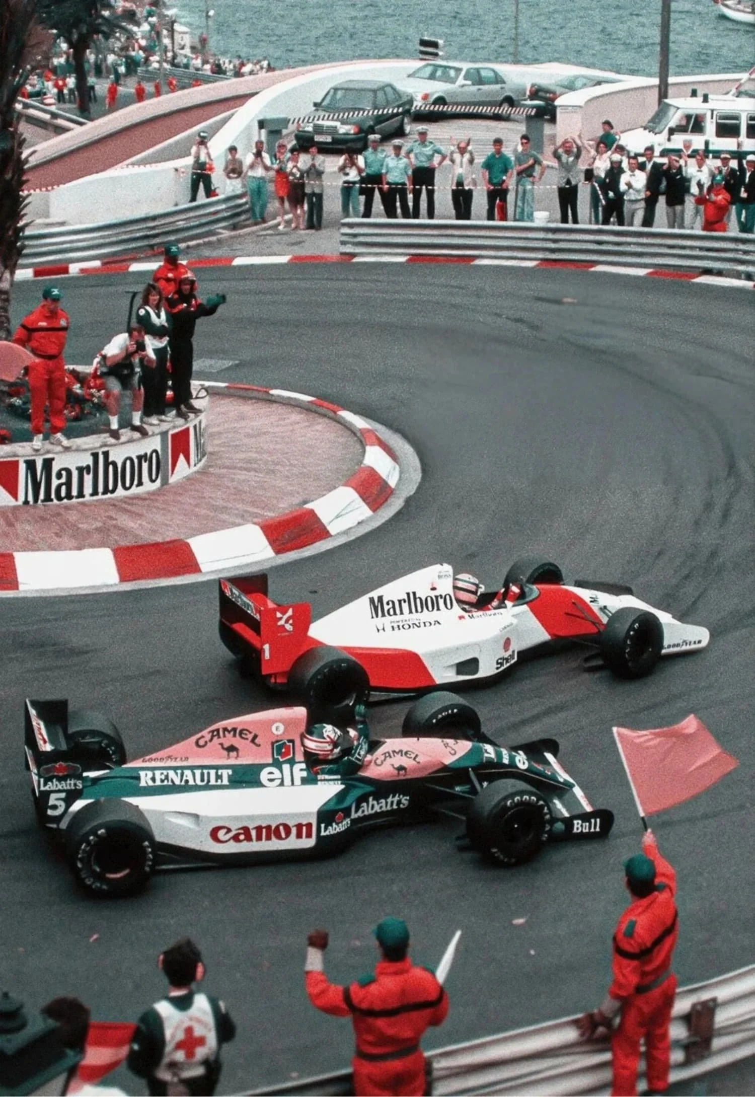 Monaco Grand Prix | Ayrton Senna vs Nigel Mansell | Vintage F1 Racing - Image 4
