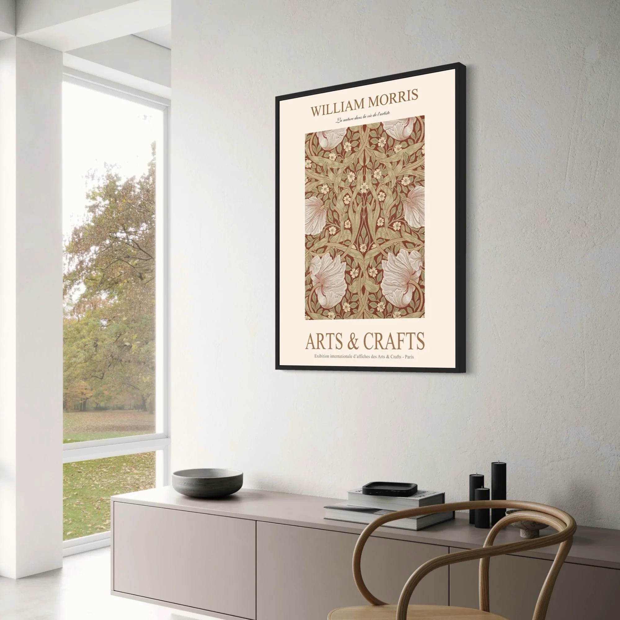 William Morris Pimpernel | Vintage Floral Art Nouveau - Image 3