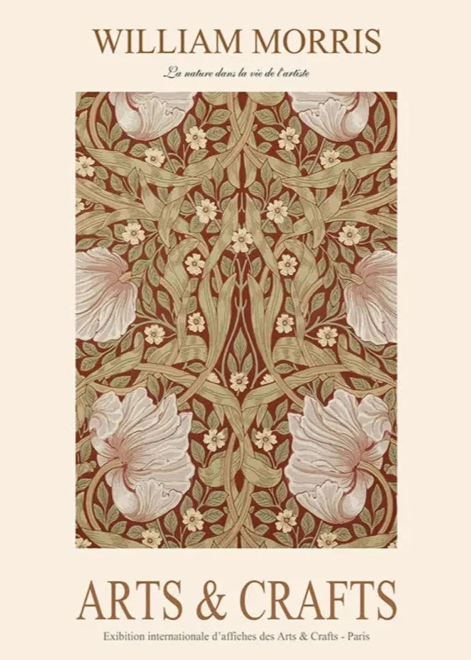 William Morris Pimpernel | Vintage Floral Art Nouveau - Image 4