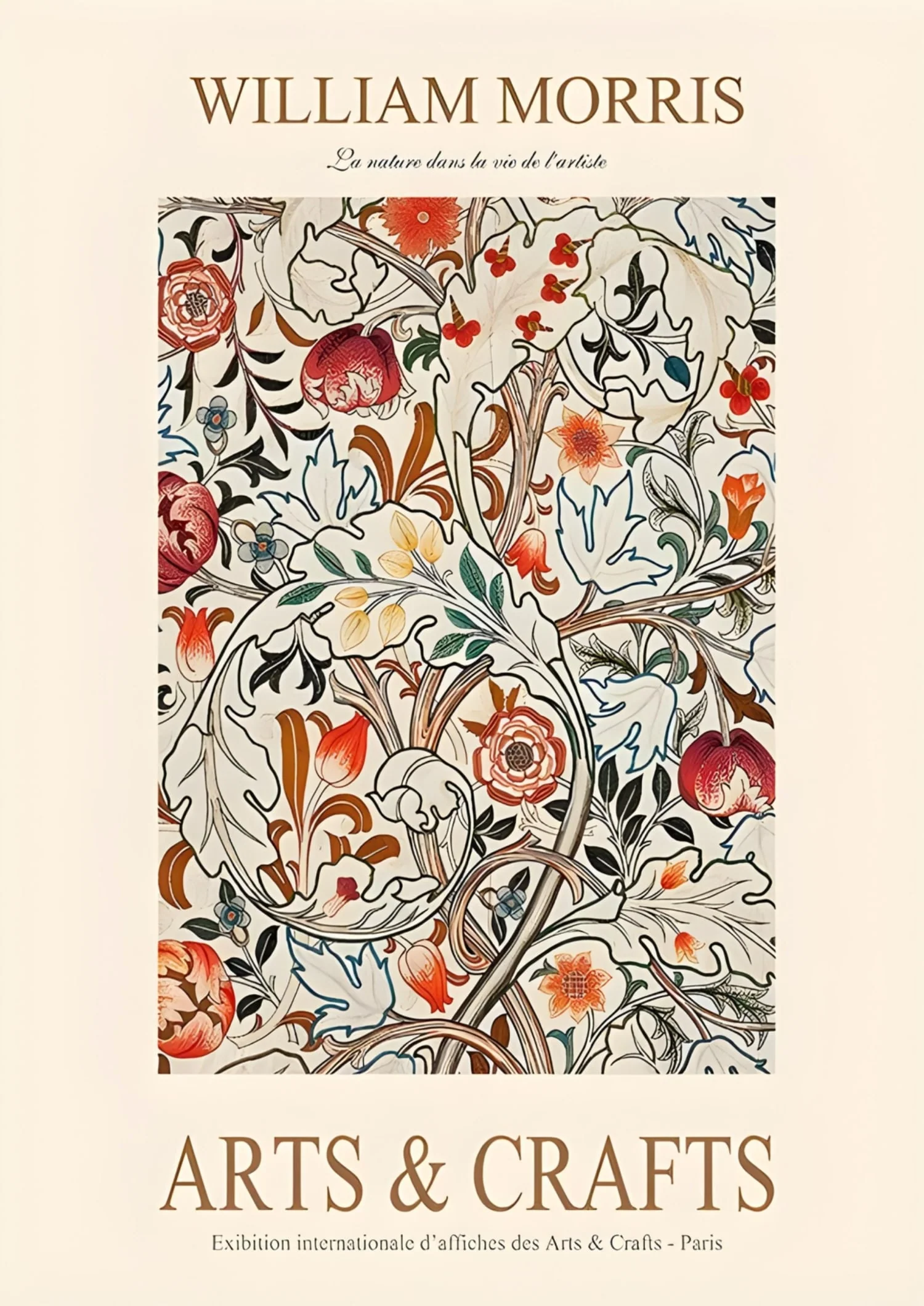 William Morris Acanthus | Vintage Botanical Design - Image 4