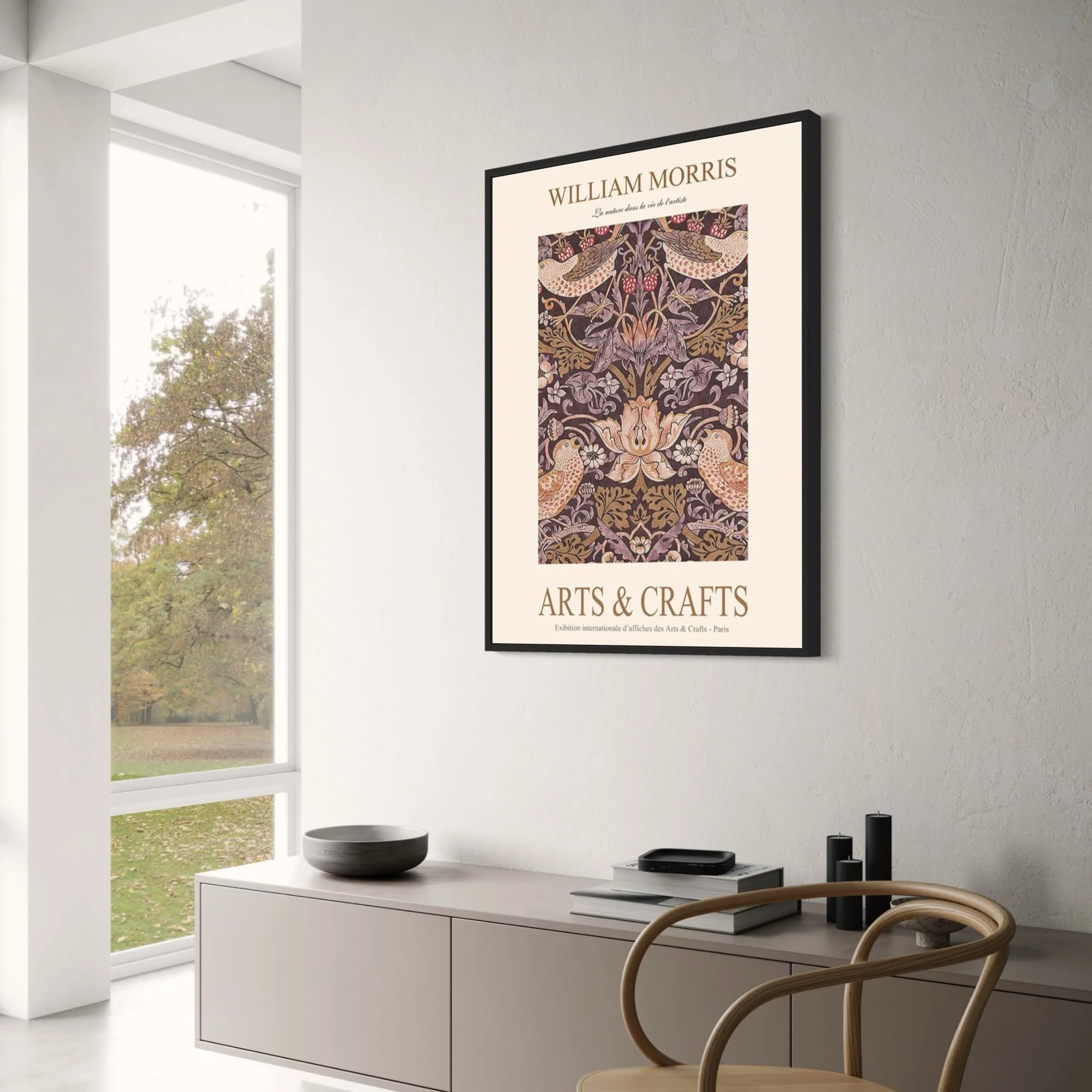 William Morris Strawberry Thief | Vintage Botanical Pattern - Image 3