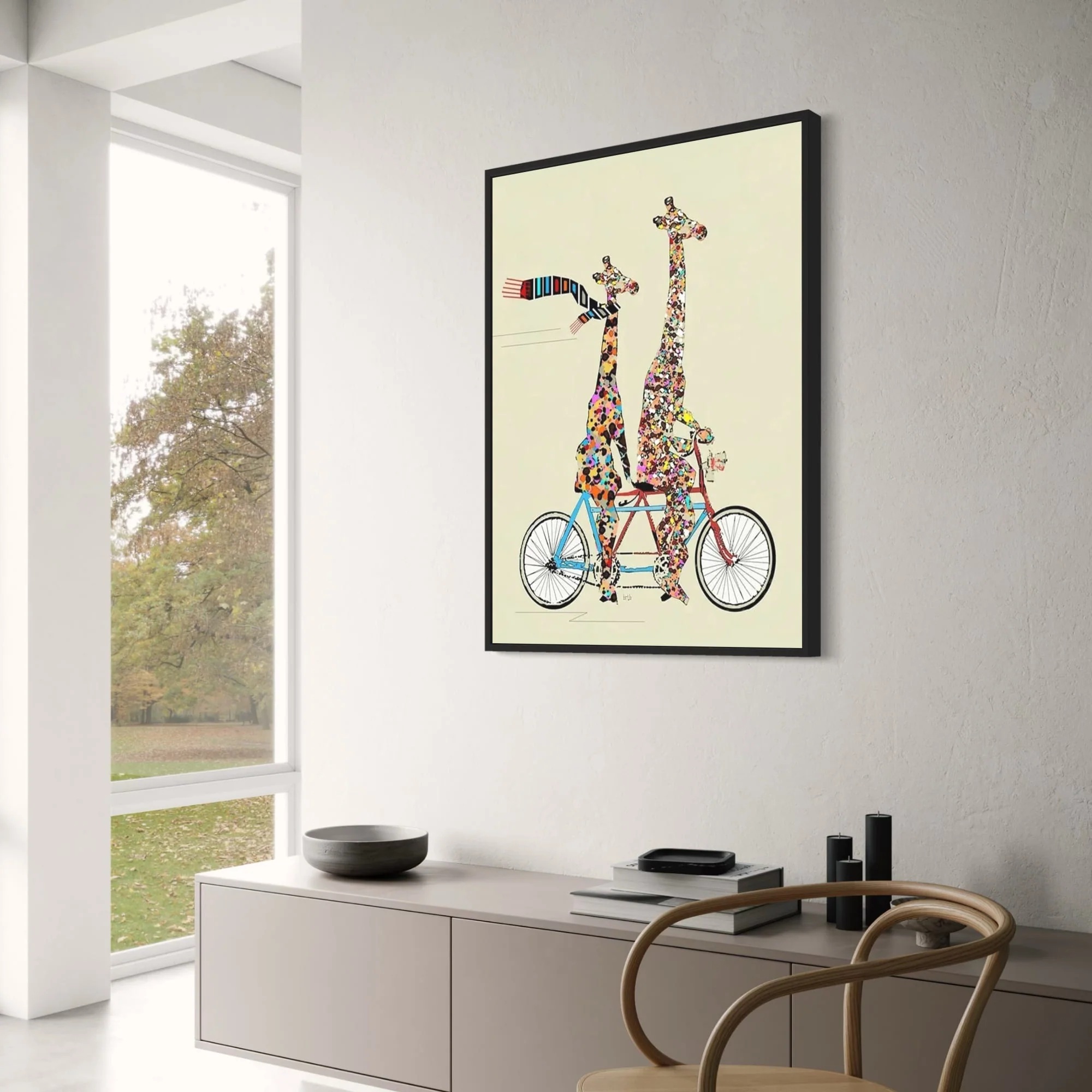 Giraffe's Patchwork Pedal | Whimsical Wheels Adventure - Image 3
