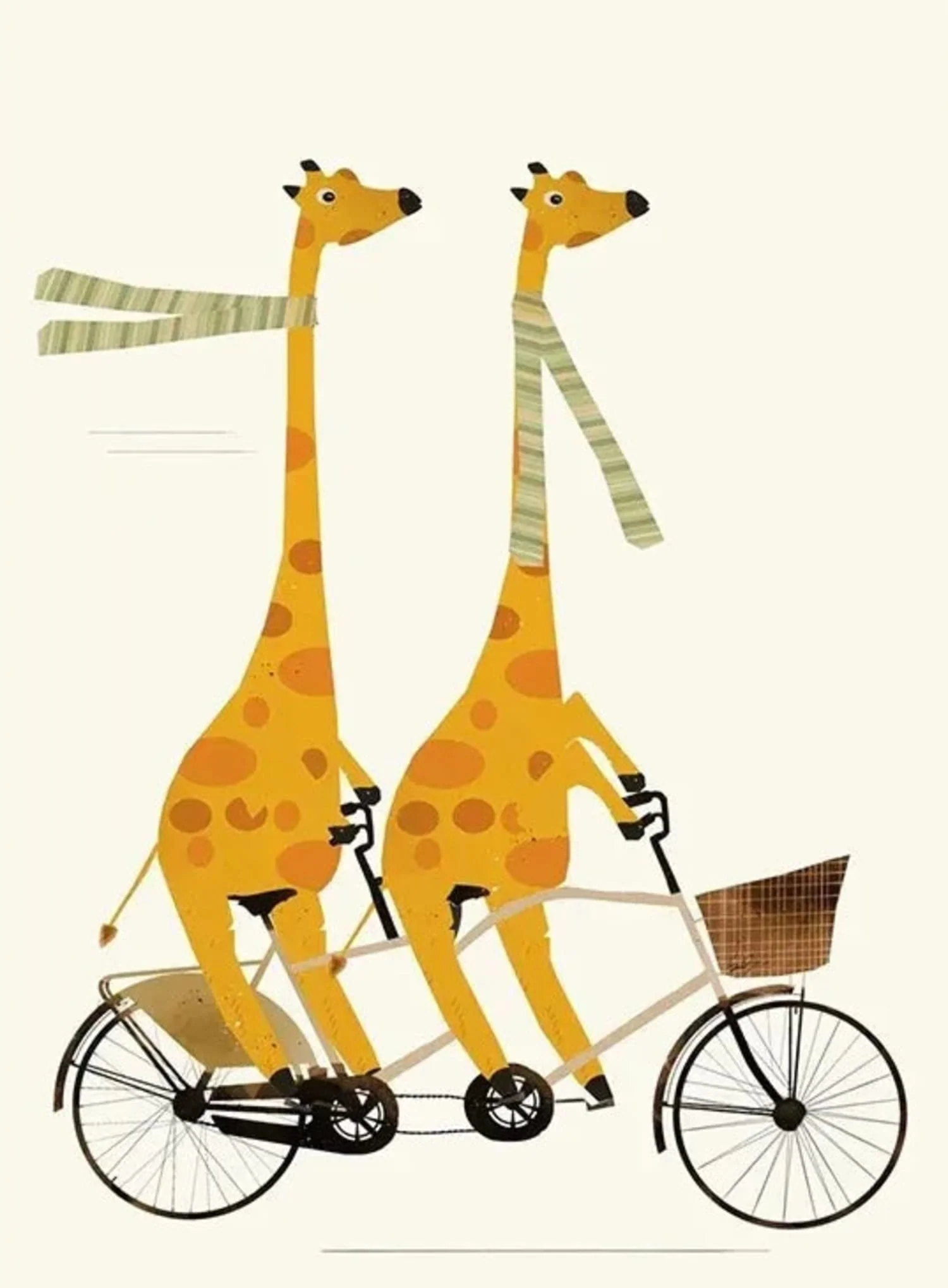 Whimsical Wheels Giraffe Tandem | Joyful Animated Adventure - Image 4