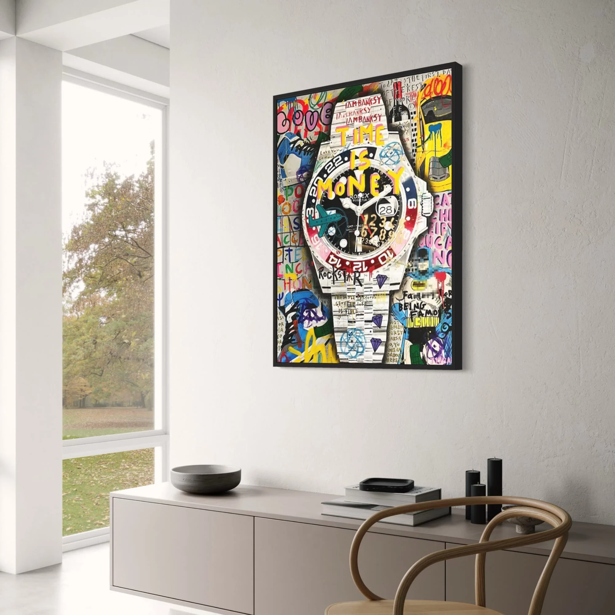 Pepsi Rolex Graffiti | Modern Vibrant Art - Image 3