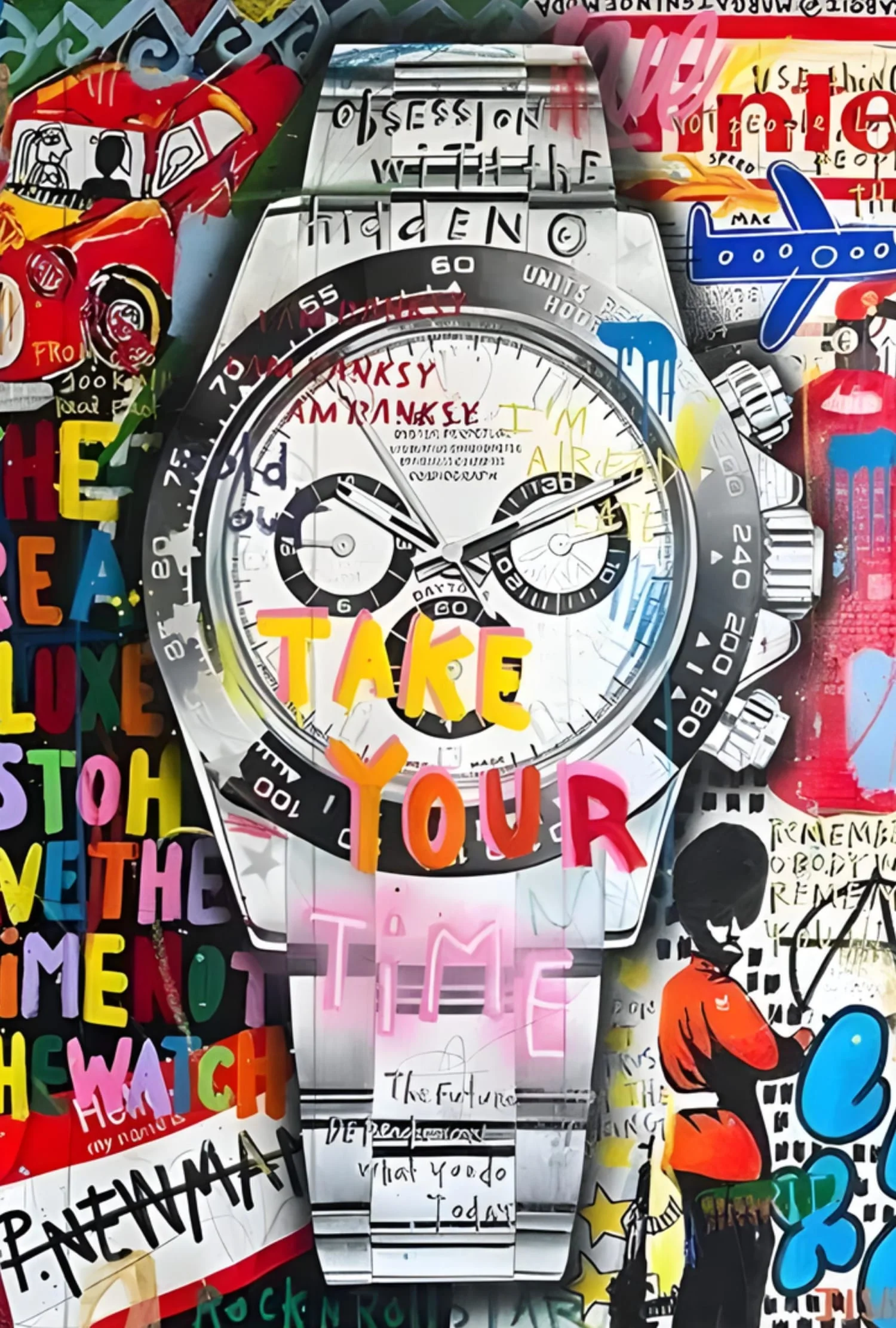 Graffiti Art | Tribute to Rolex Daytona | Urban Style - Image 4
