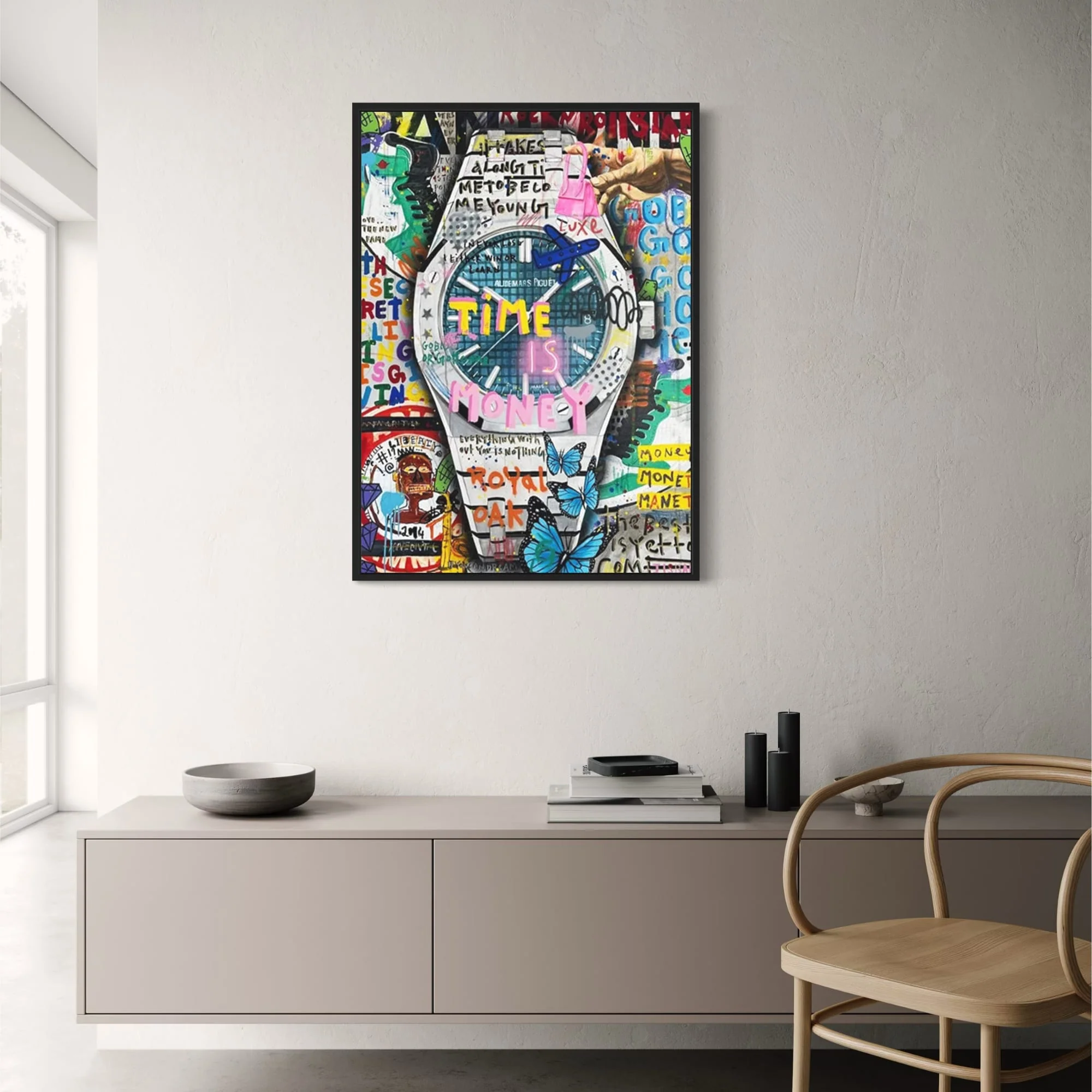 Graffiti Audemars Piguet | Colorful Timepiece Art - Image 2