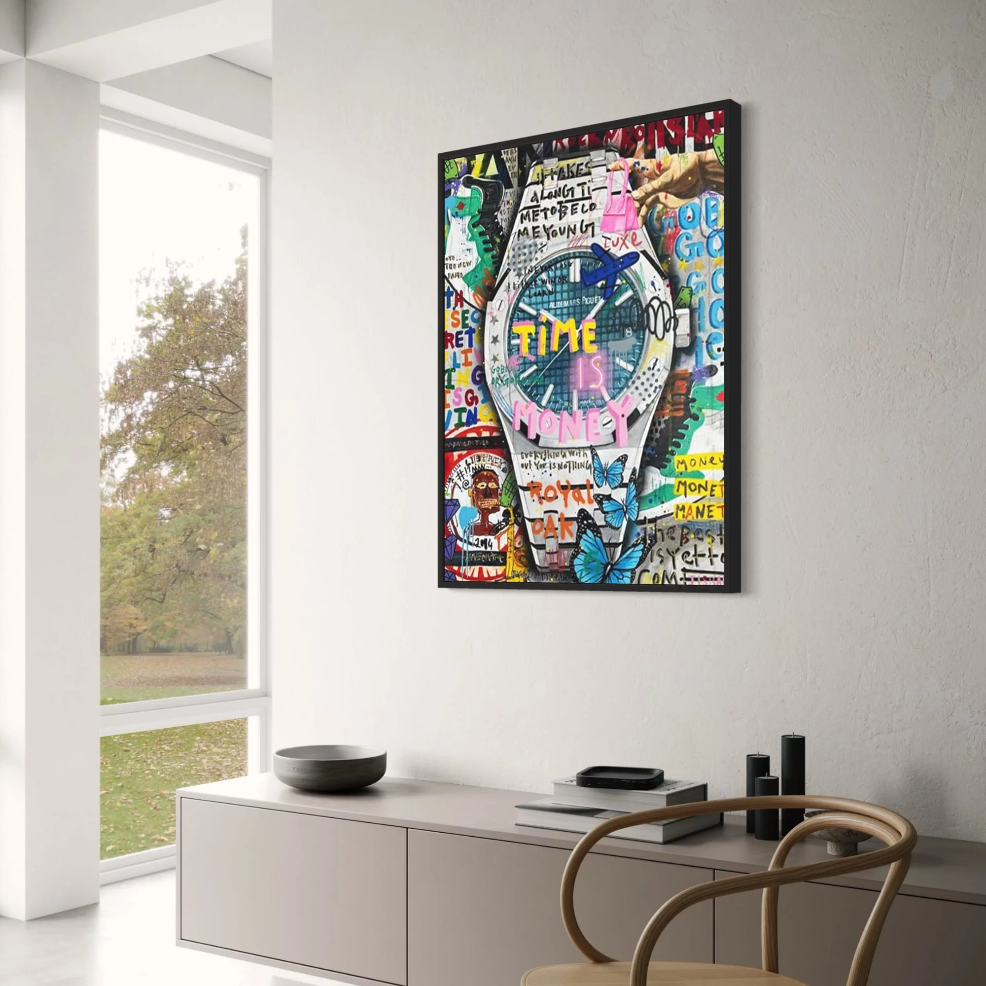Graffiti Audemars Piguet | Colorful Timepiece Art - Image 3