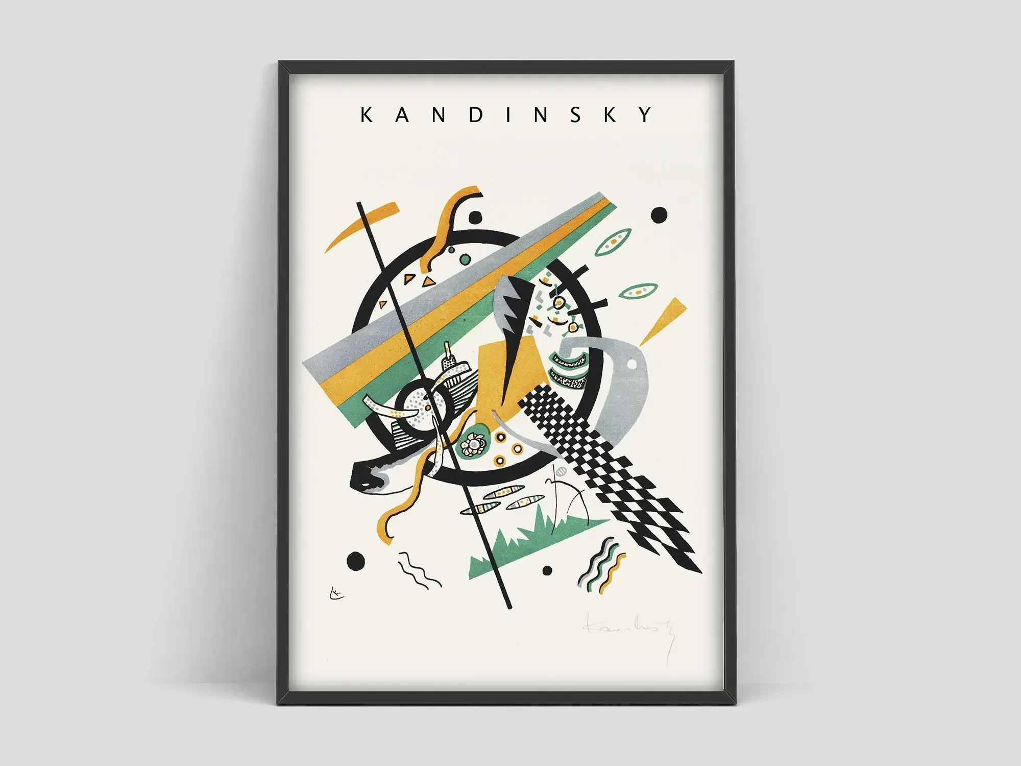 Kandinsky | Small Worlds IV | Abstract Geometric | Vibrant Modern Art