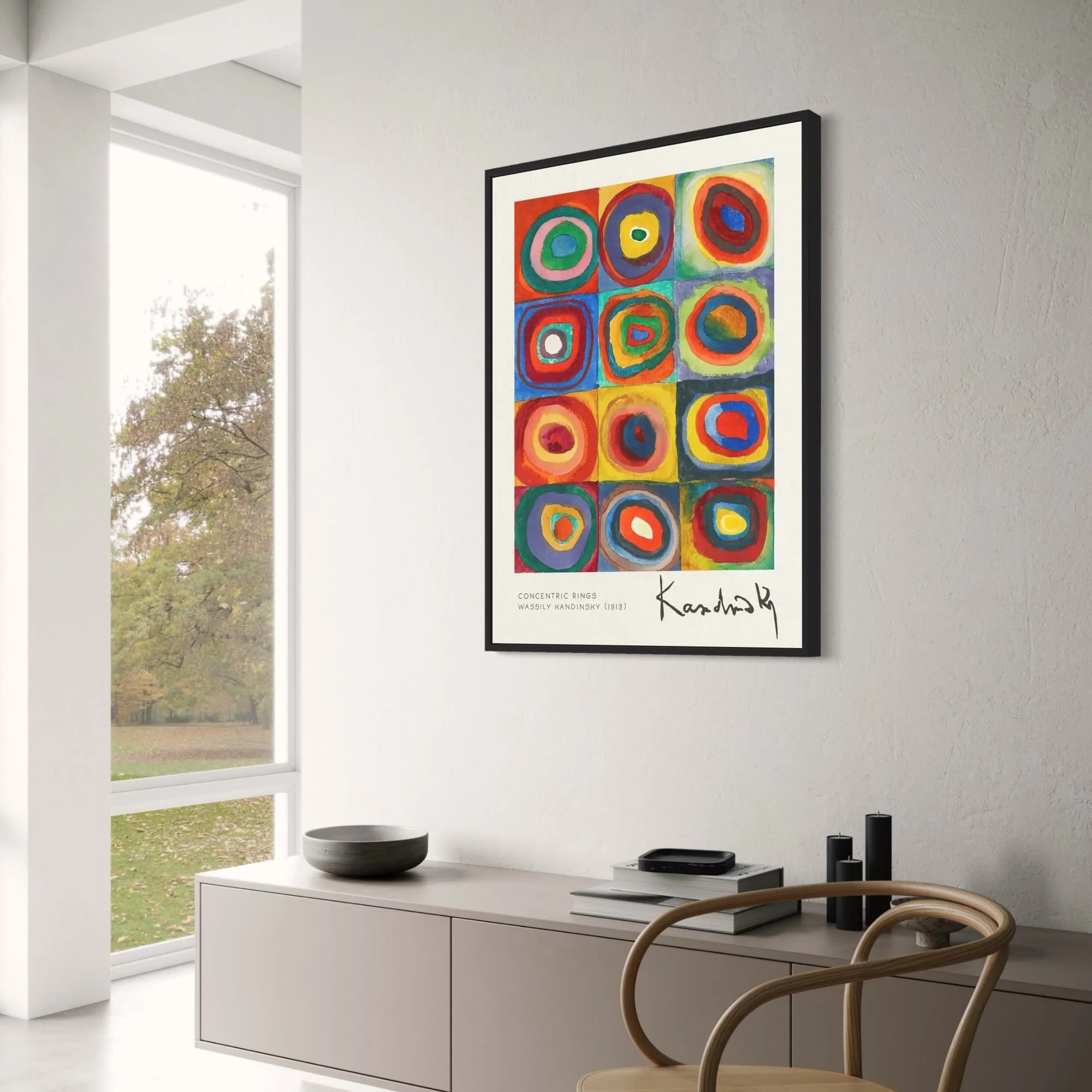Kandinsky | Color Study: Squares with Concentric Circles | 1913 - Image 3