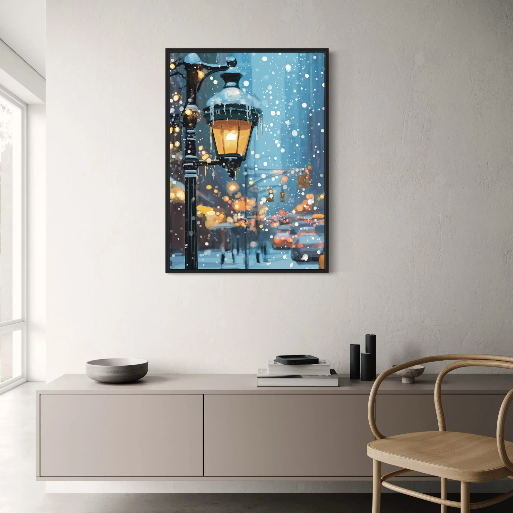 Winter Wonderland | Snowy Urban Scene - Image 2
