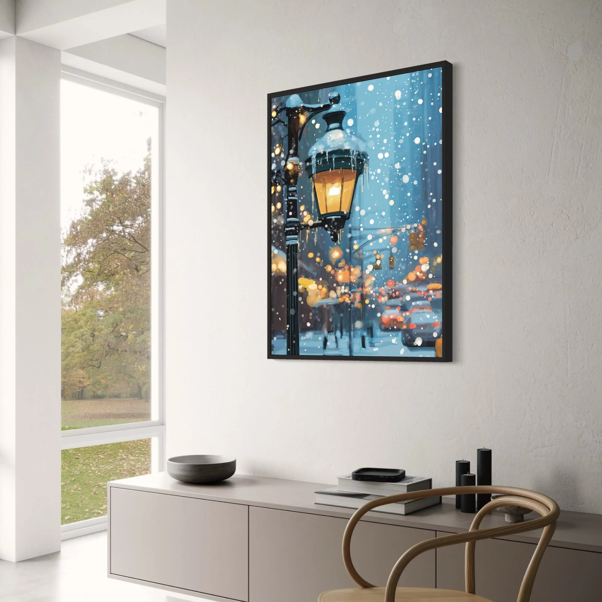 Winter Wonderland | Snowy Urban Scene - Image 3