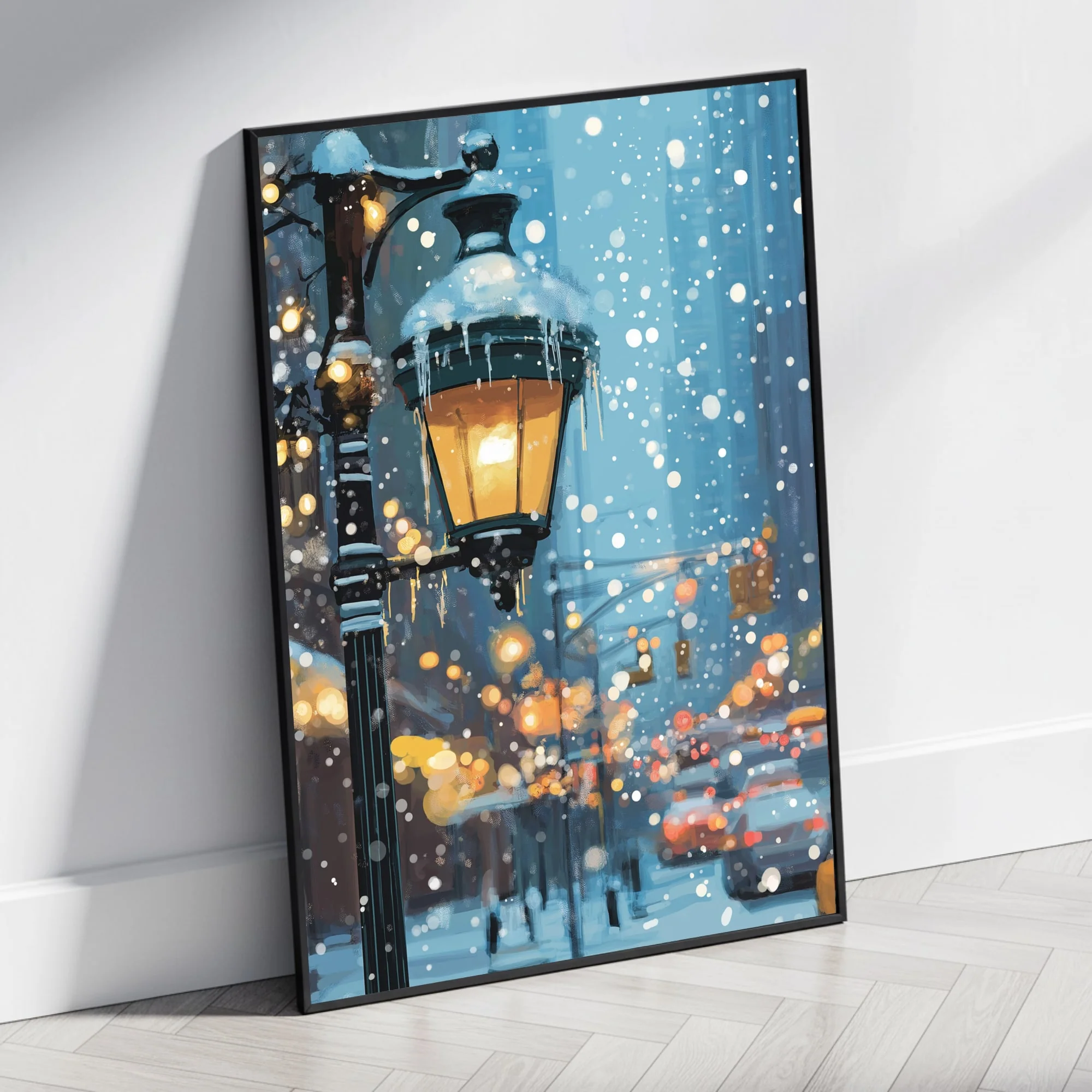 Winter Wonderland | Snowy Urban Scene - Image 4