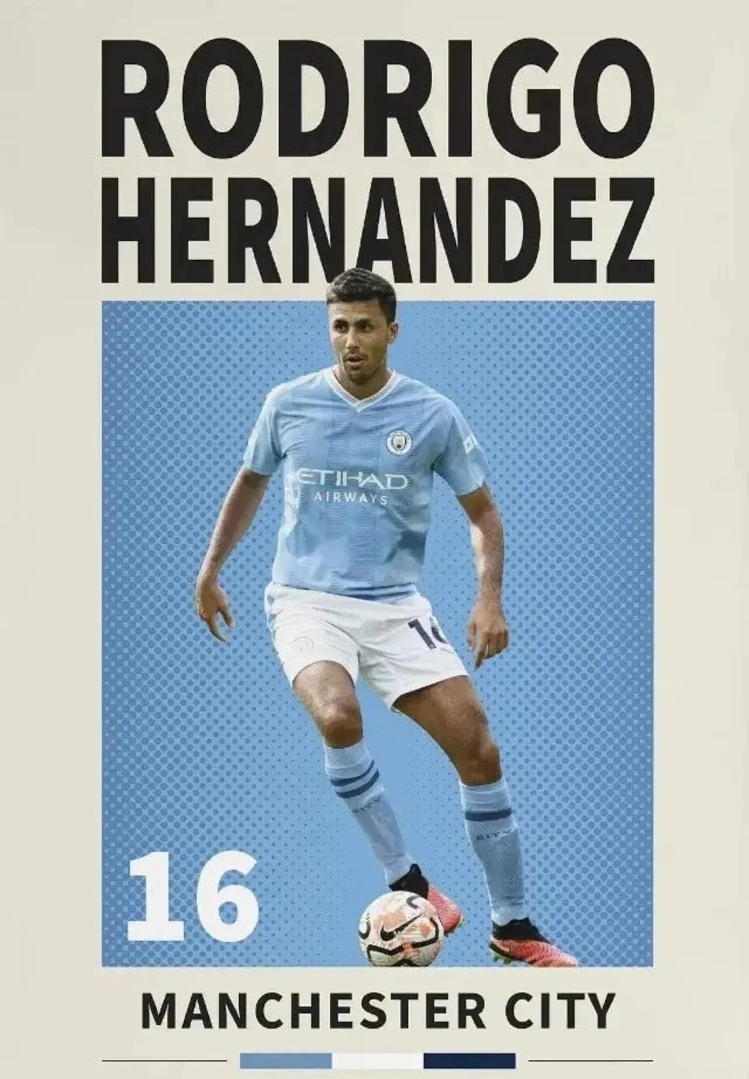 Rodrigo Hernandez | Soccer Star Poster - Image 4