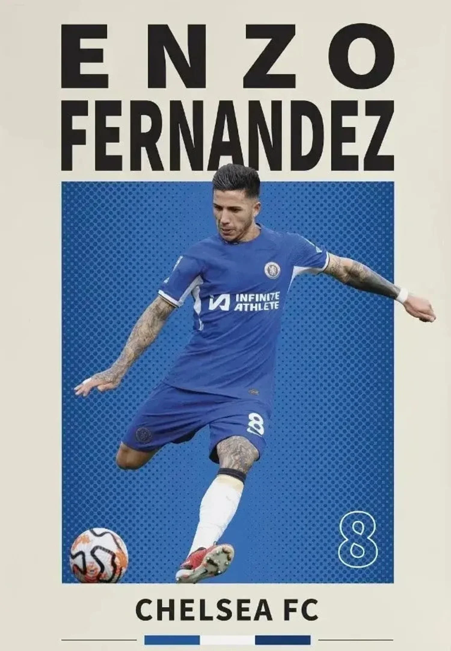 Enzo Fernandez | Soccer Art - Image 4